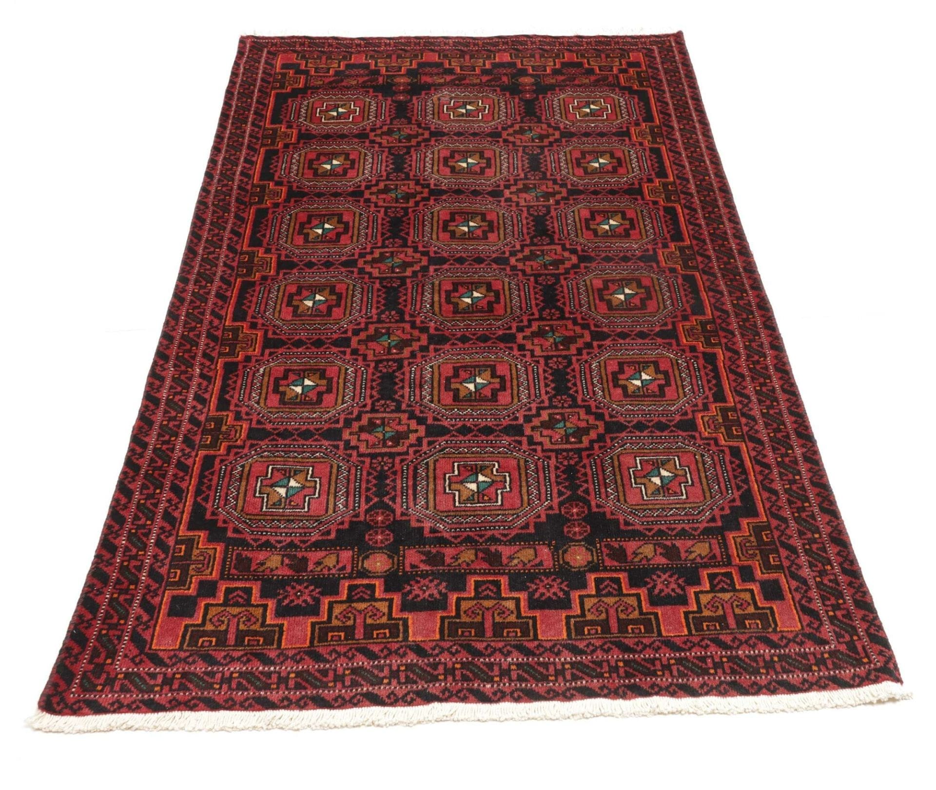 orientteppich-104-x-185-cm-aus-schurwolle-handgeknupft-nain-muster-3 Nain Perserteppich 104 × 185 cm aus Wolle, handgeknüpft