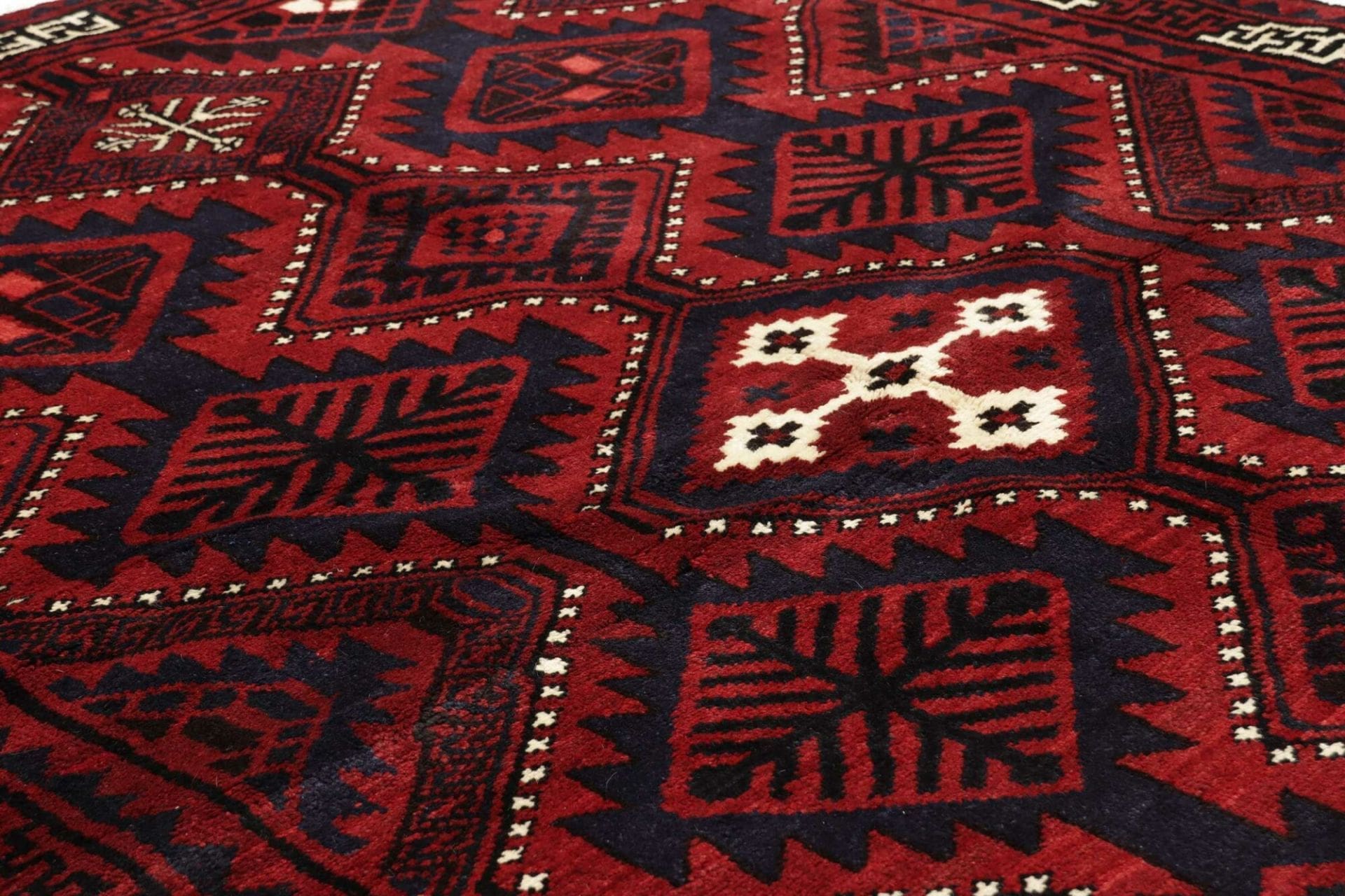 lori-orientteppich-189-x-260-cm-geometrisch-handgeknupft-7 Handgeknüpfter Loribaft Perserteppich 189 × 260 cm