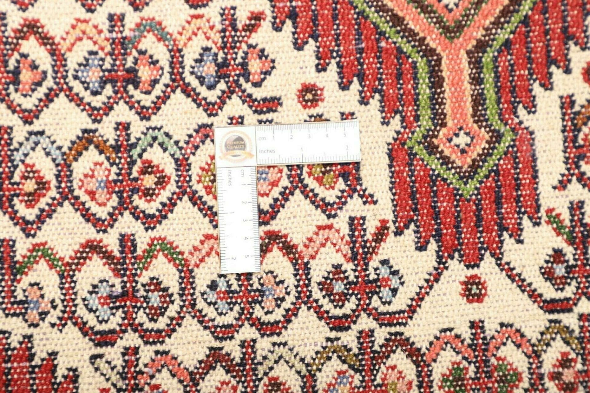 hamadan-teppich-83-x-126cm-handgeknupft-schurwolle-herati-muster-8 Handgeknüpfter Hamadan Herati Perserteppich, 83 × 126 cm, Wolle