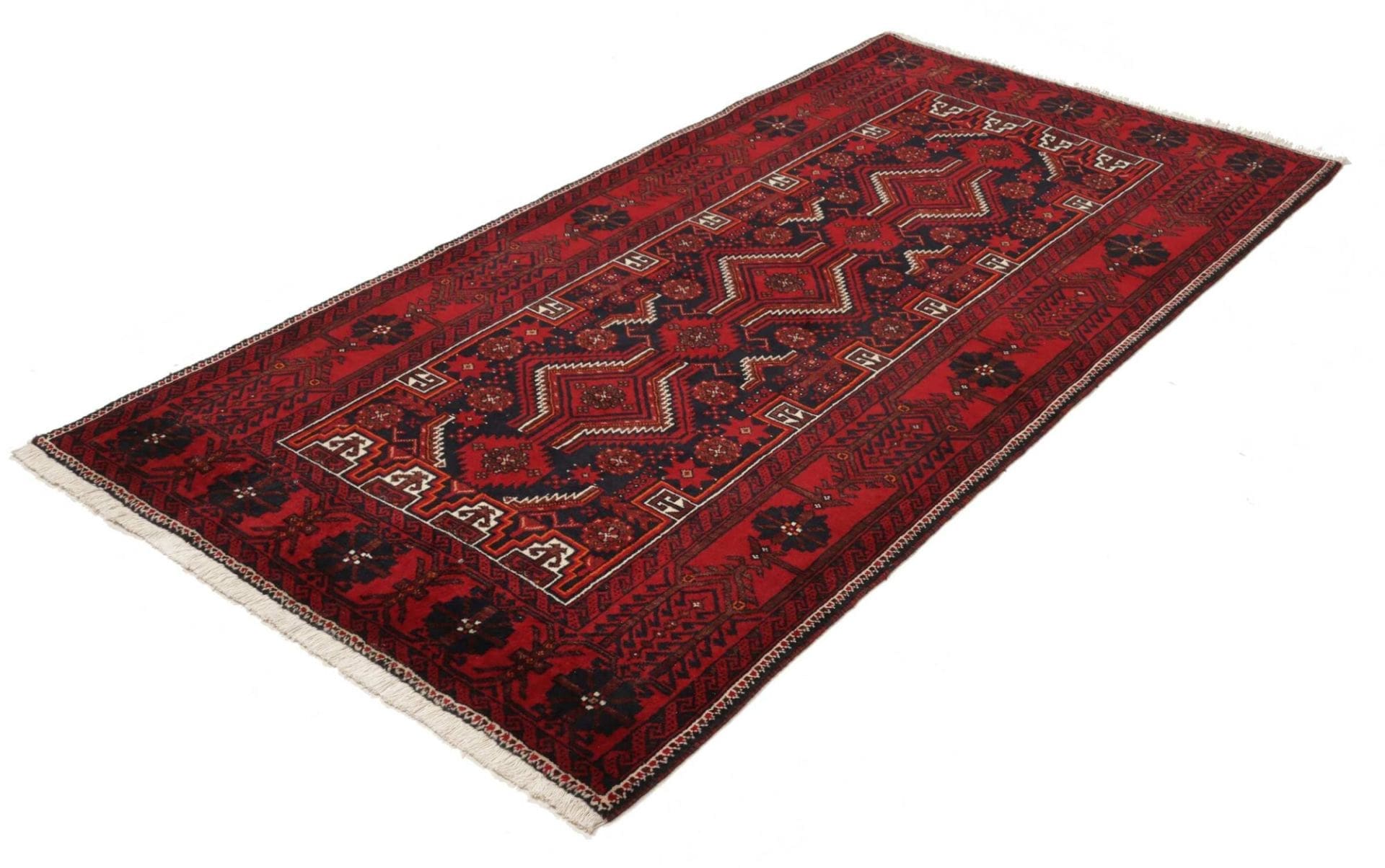 Nain Perserteppich 109 × 205 cm aus Wolle, handgeknüpft