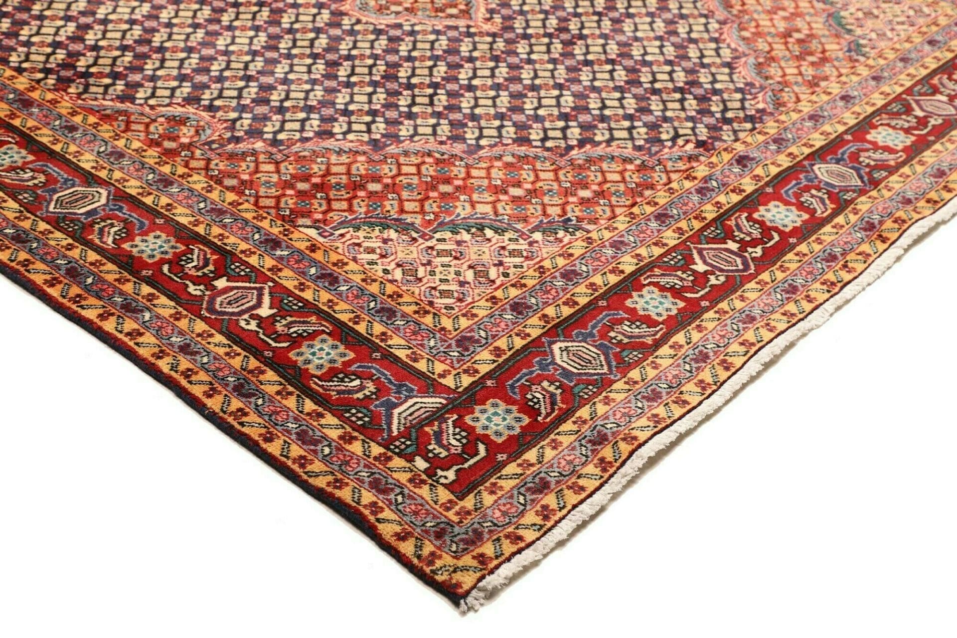 ardebil-teppich-198-x-275cm-handgeknupft-schurwolle-orientalisch-4 Handgeknüpfter Ardebil Perserteppich 198 × 275 cm