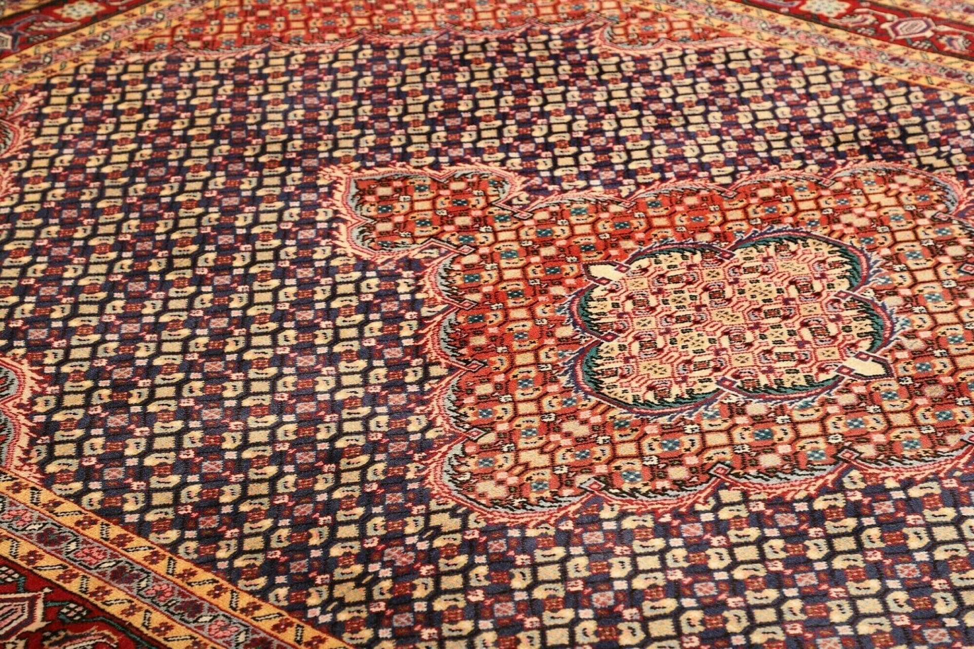 ardebil-teppich-198-x-275cm-handgeknupft-schurwolle-orientalisch-6 Handgeknüpfter Ardebil Perserteppich 198 × 275 cm