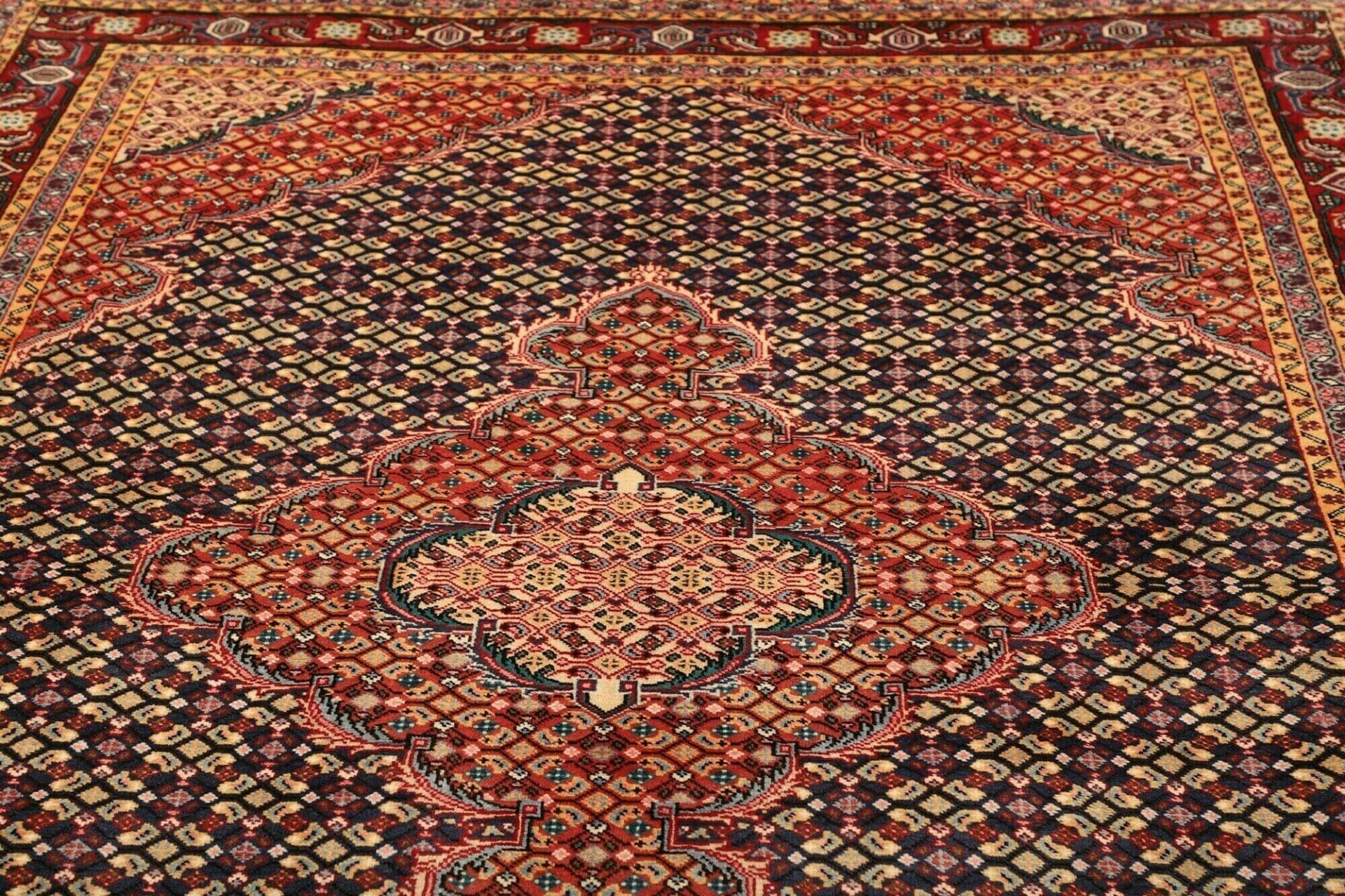 ardebil-teppich-198-x-275cm-handgeknupft-schurwolle-orientalisch-7 Handgeknüpfter Ardebil Perserteppich 198 × 275 cm