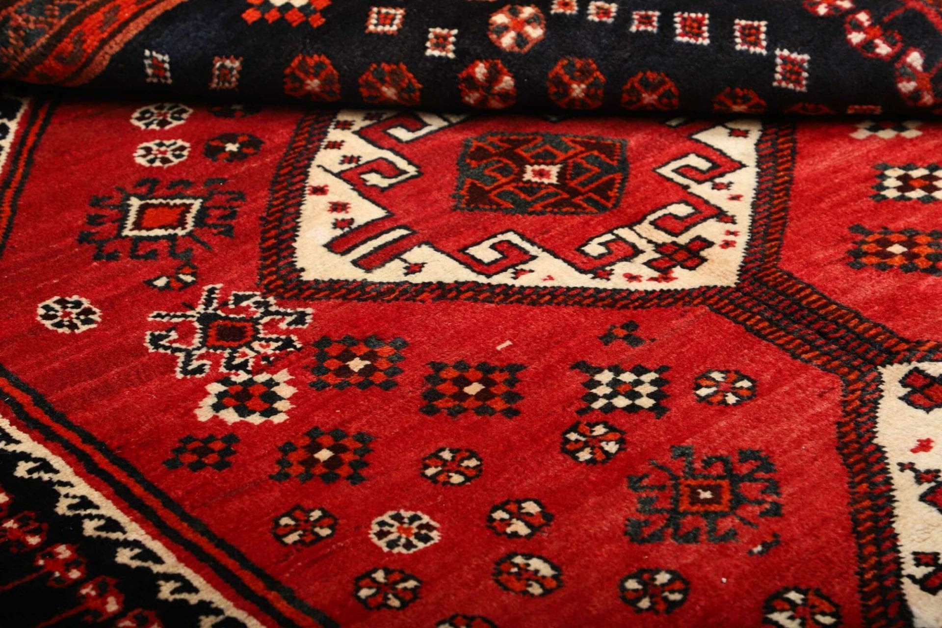 Shiraz Perserteppich 163 × 279 cm aus Wolle, handgeknüpft