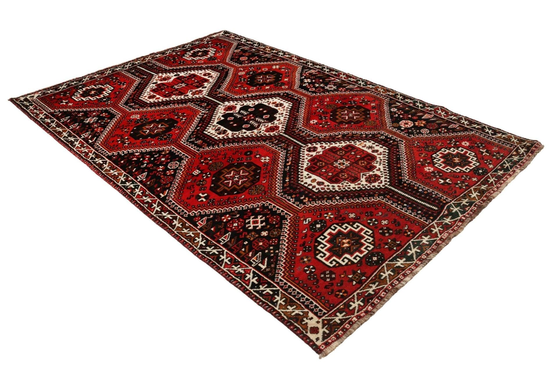 shiraz-teppich-178-x-267-cm-in-wolle-handgeknupft-perserteppich-2 Shiraz Perserteppich 178 × 267 cm aus Wolle, handgeknüpft