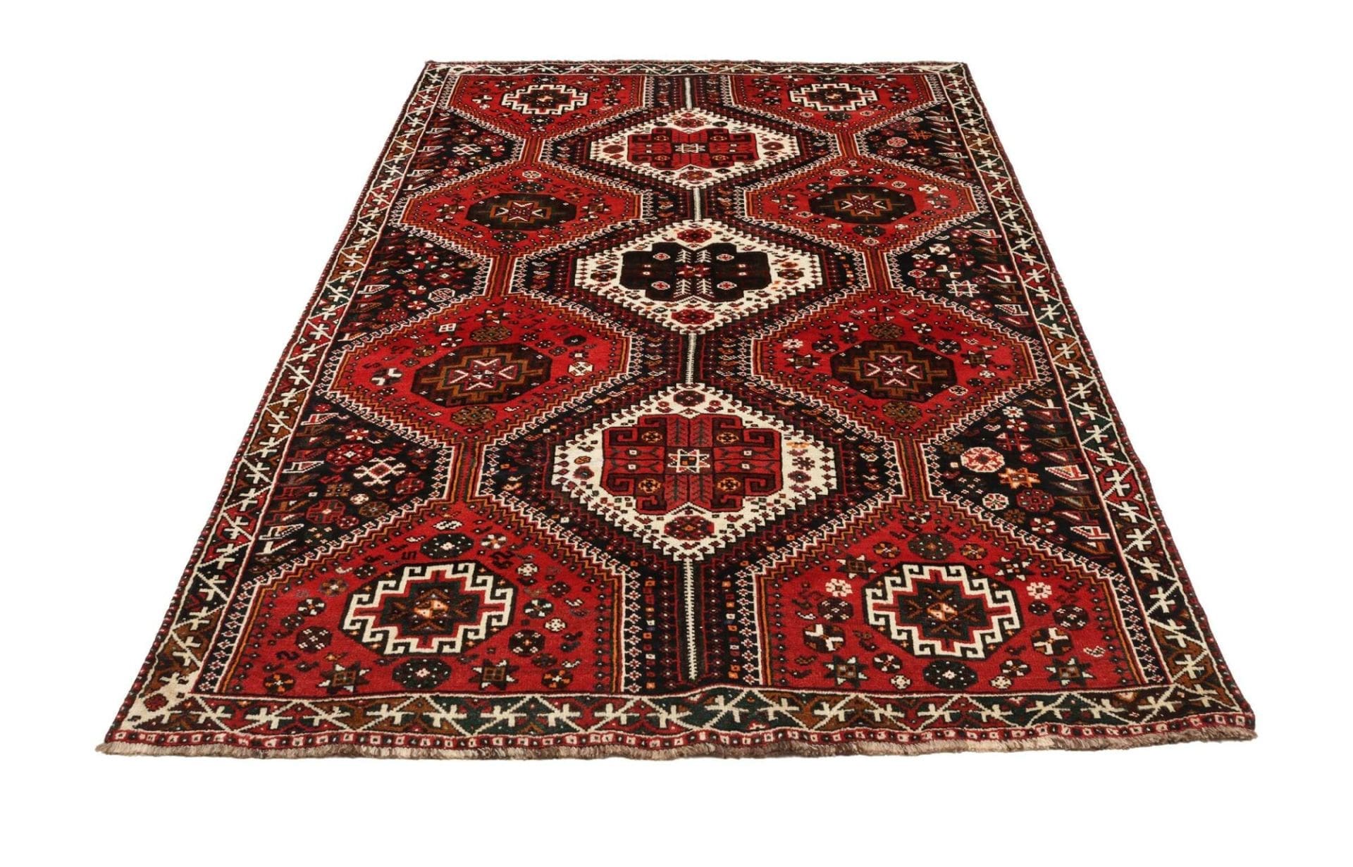 shiraz-teppich-178-x-267-cm-in-wolle-handgeknupft-perserteppich-3 Shiraz Perserteppich 178 × 267 cm aus Wolle, handgeknüpft