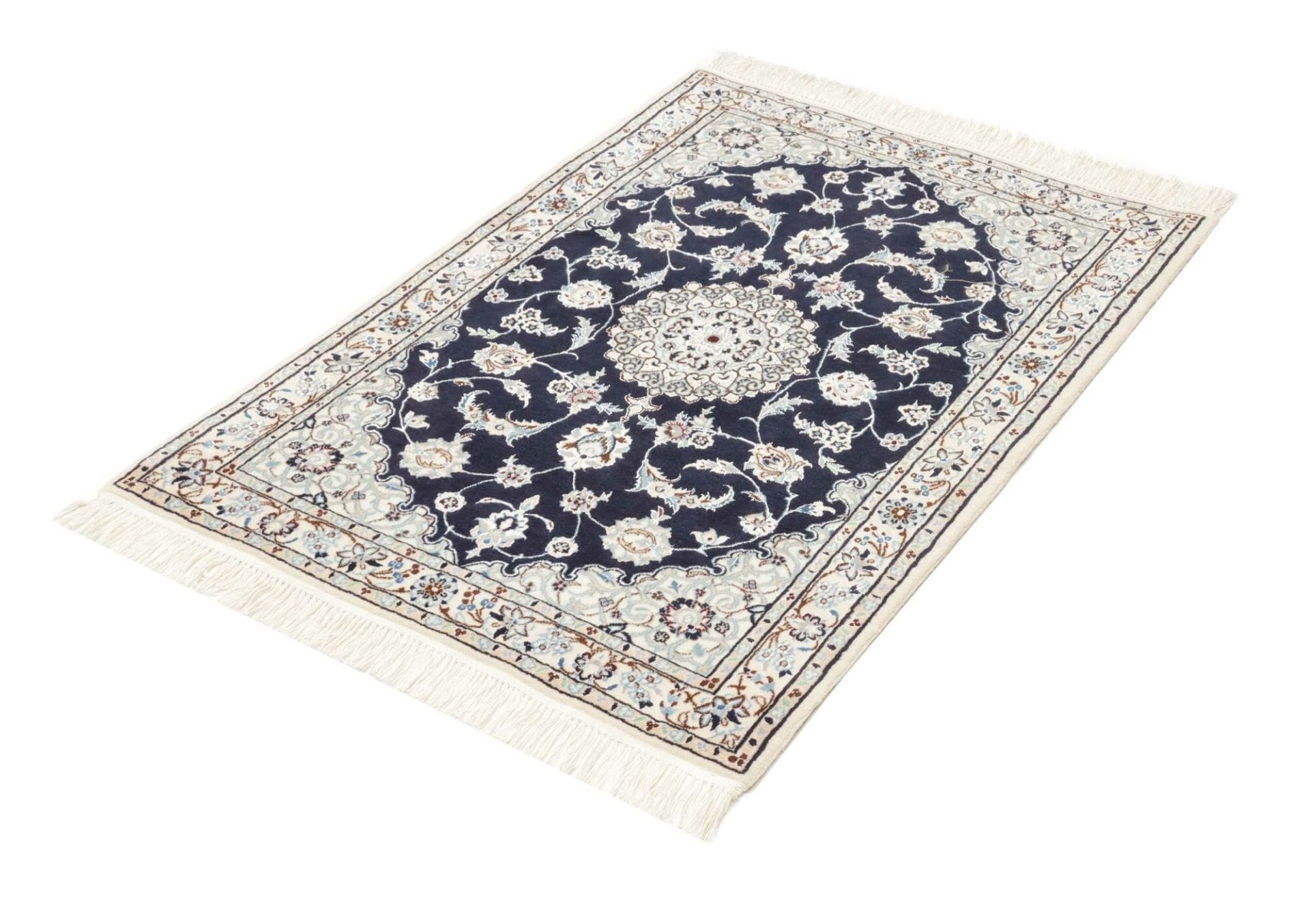 Handgeknüpfter Nain Perserteppich, 83 × 108 cm, Wolle