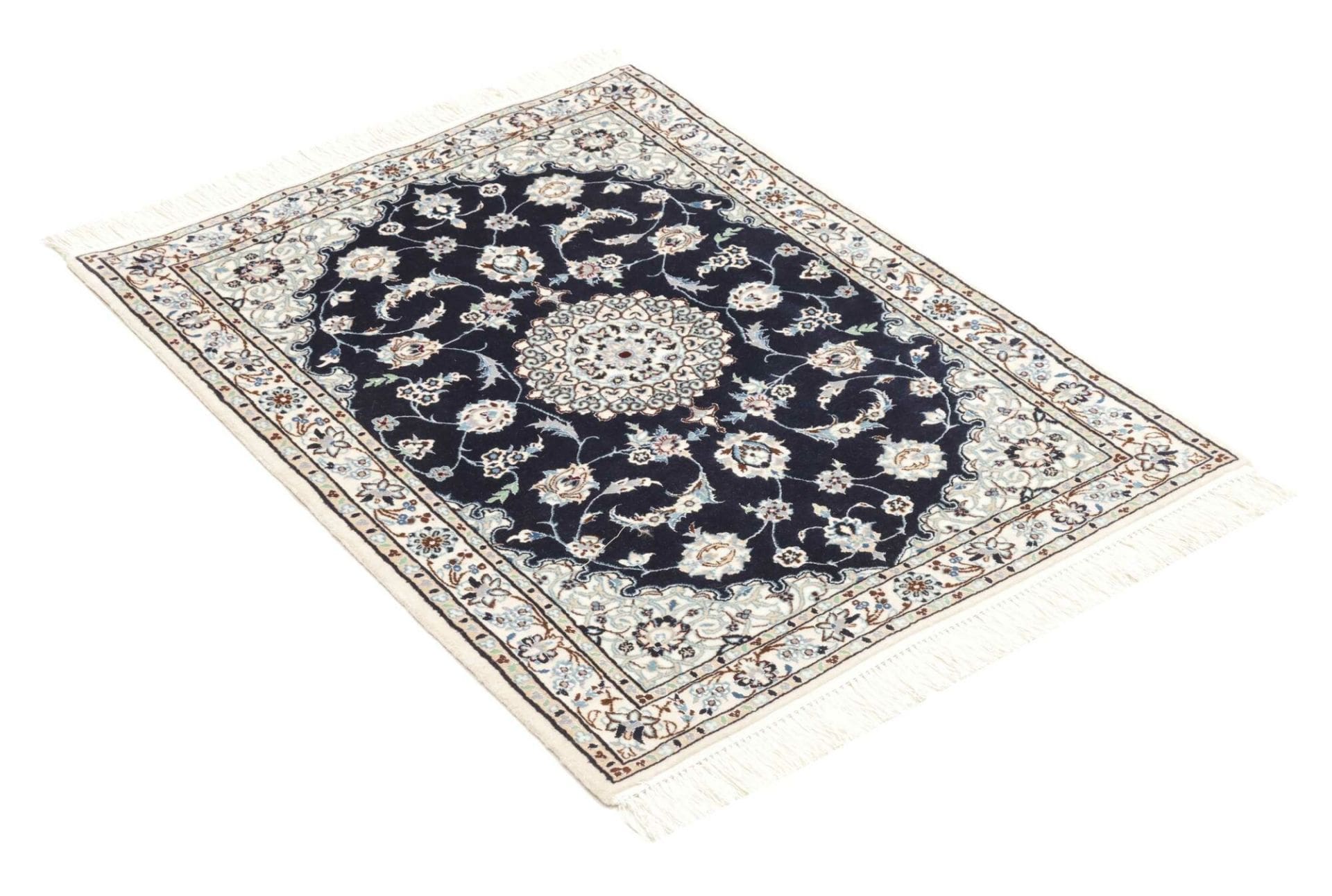 Handgeknüpfter Nain Perserteppich, 83 × 108 cm, Wolle