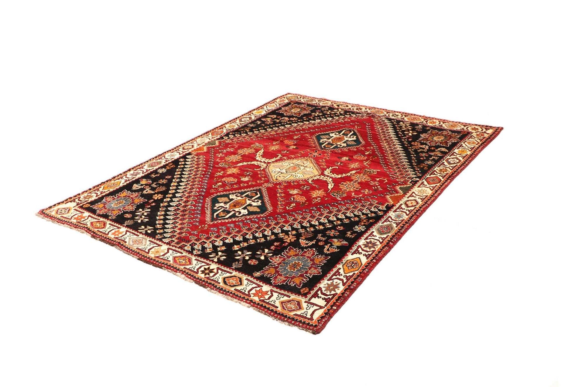 Shiraz Perserteppich aus Iran, 186 × 260 cm
