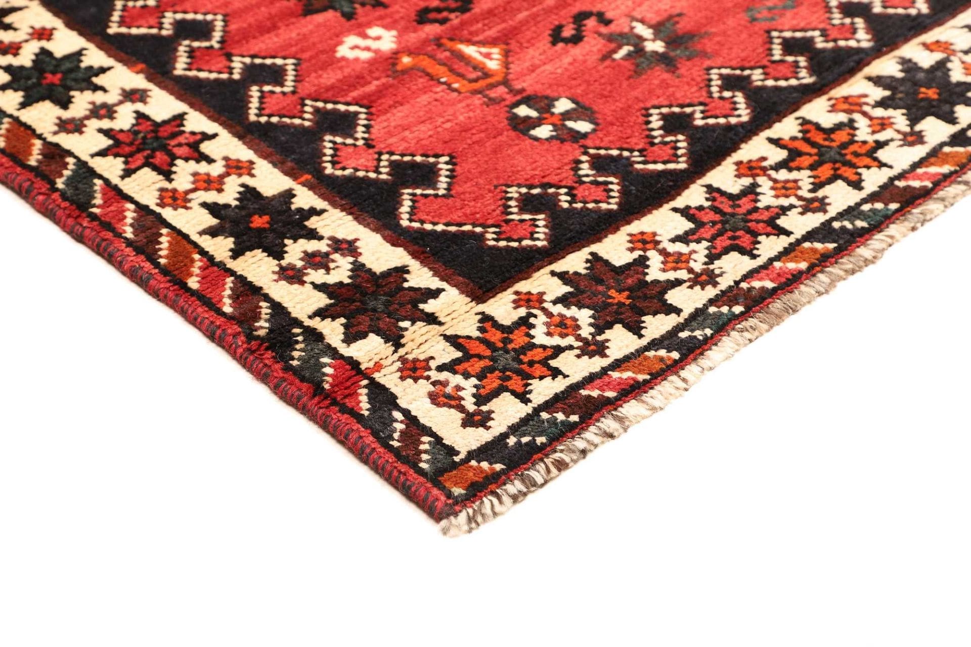 shiraz-teppich-178-x-252cm-wolle-geometrisches-muster-handgeknupft-4 Shiraz Perserteppich 178 × 252 cm aus Wolle, handgeknüpft
