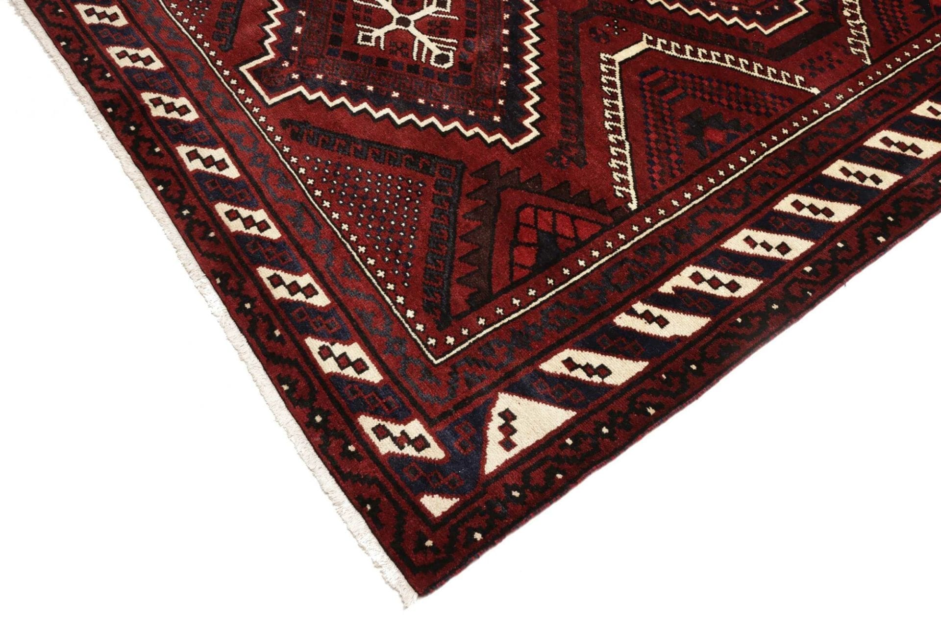 lori-orientteppich-228-x-310-cm-geometrisches-muster-handgeknupft-7 Handgeknüpfter Loribaft Perserteppich 228 × 310 cm