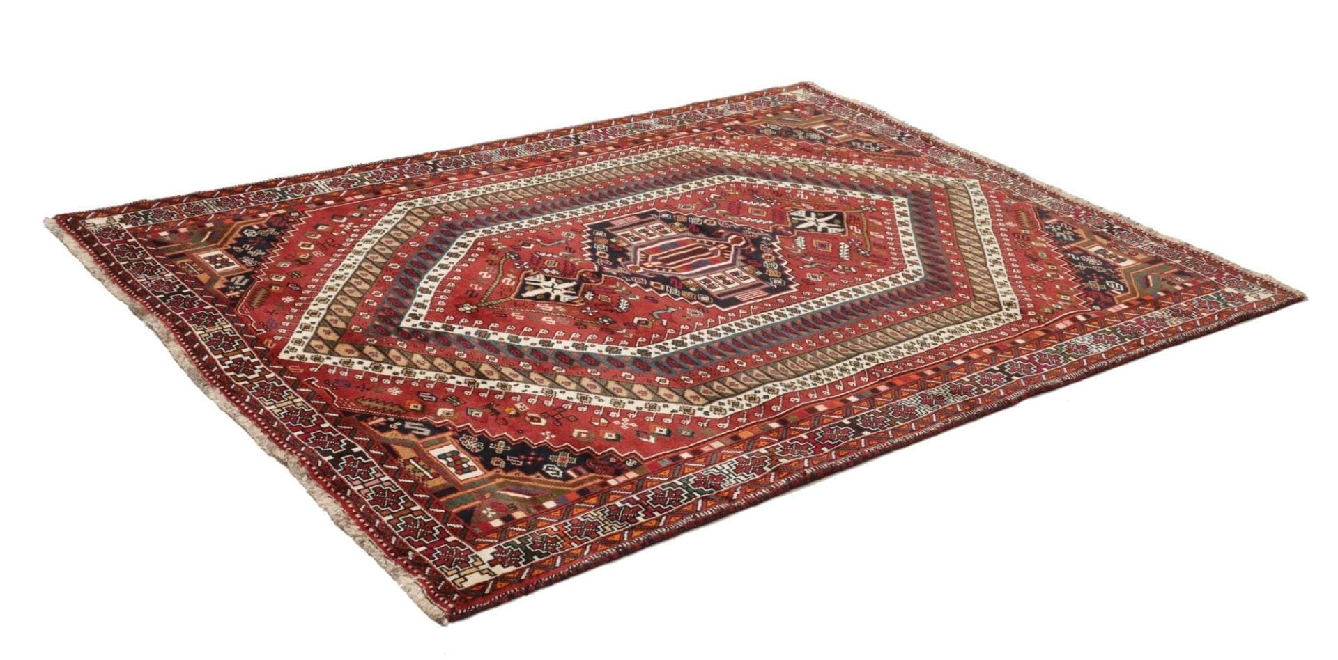 gashghai-orientteppich-178-x-238cm-handgeknupft-wolle-bunt-1 Handgeknüpfter Qashqai Perserteppich, 178 × 238 cm, Wolle