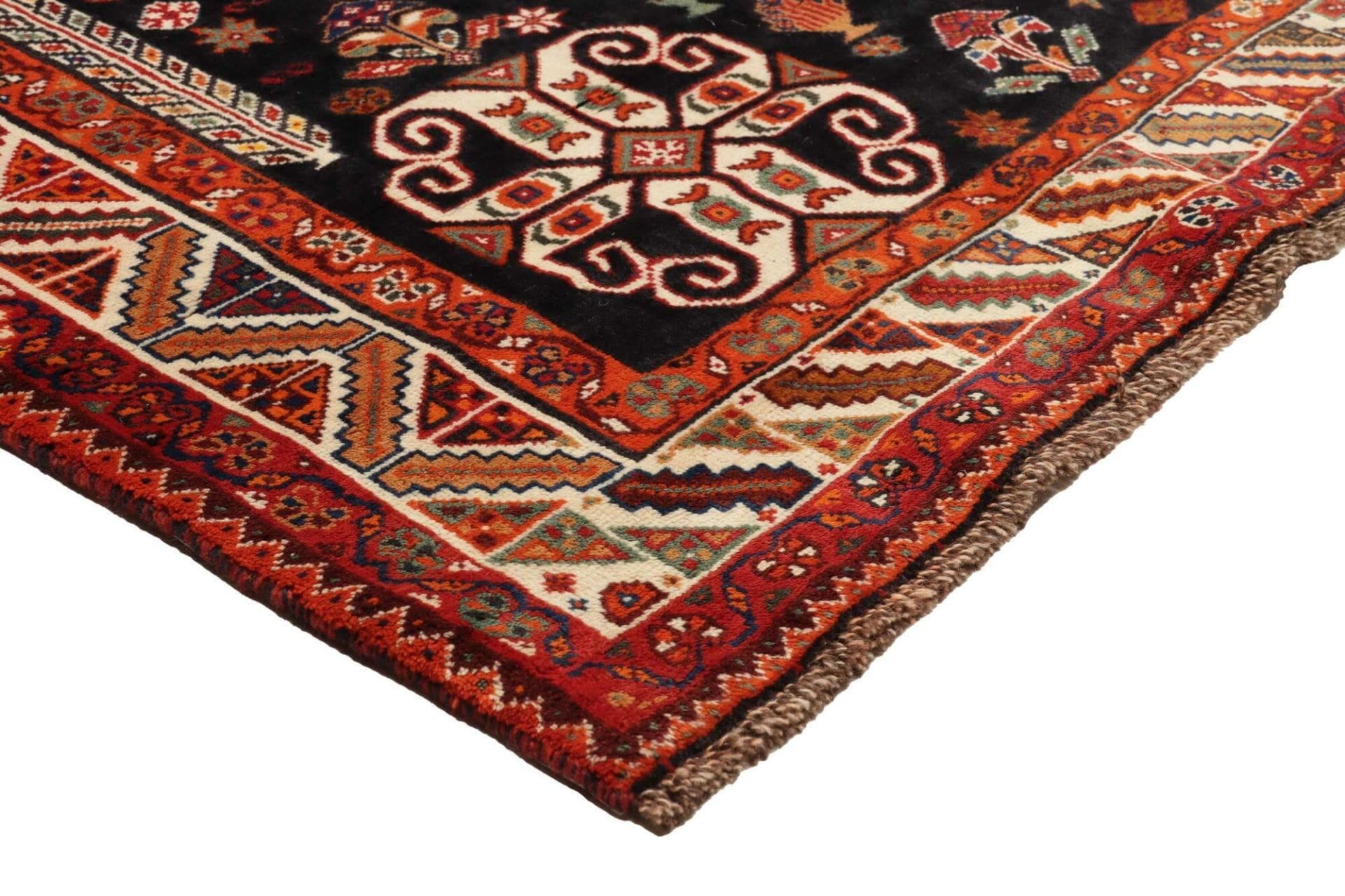shiraz-teppich-181-x-270cm-handgeknupft-aus-schurwolle-4 Shiraz Perserteppich aus Iran, 181 × 270 cm