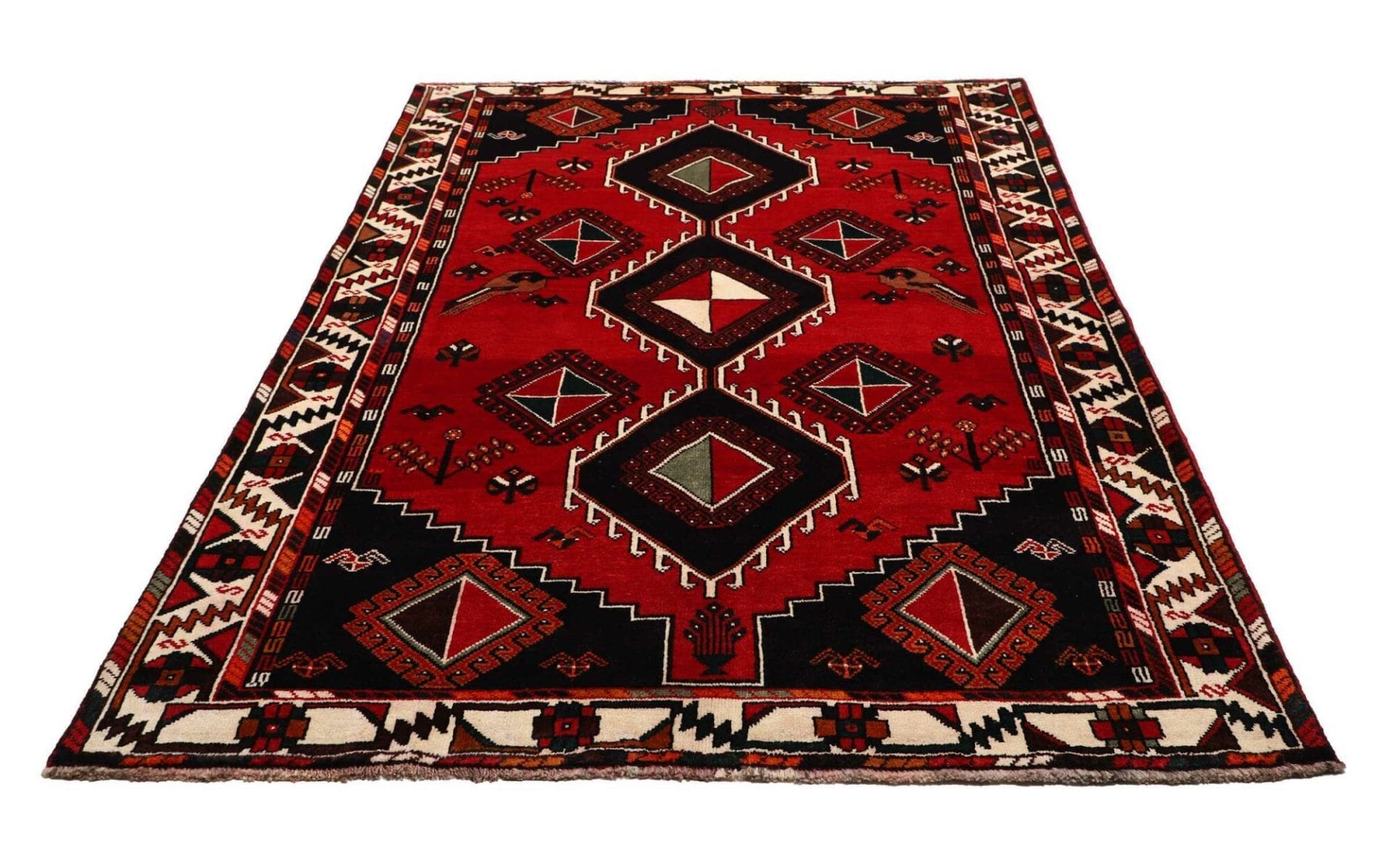 shiraz-orientteppich-178-x-253-cm-handgeknupft-aus-wolle-3 Shiraz Perserteppich 178 × 253 cm aus Wolle, handgeknüpft