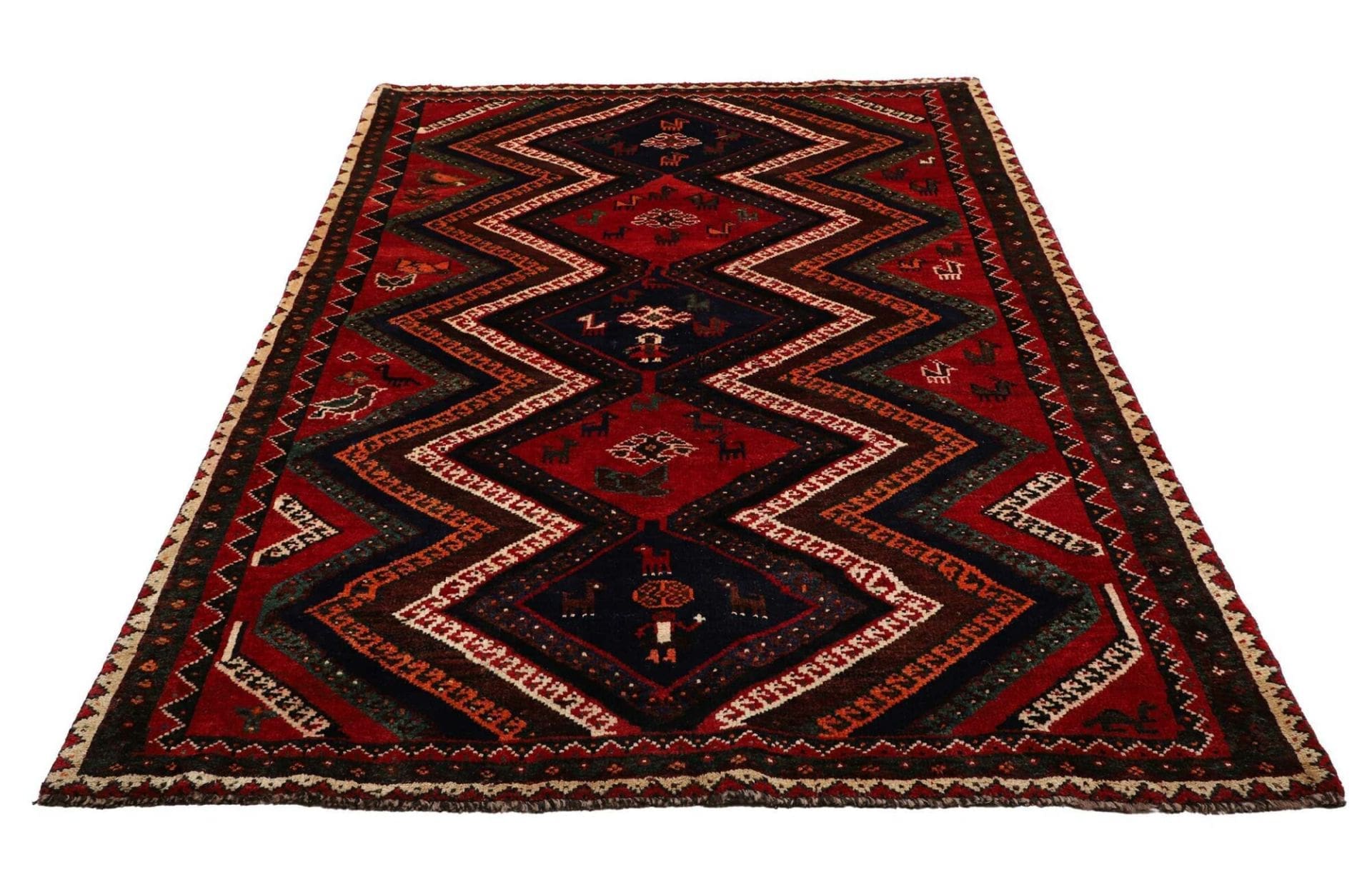 Shiraz Perserteppich aus Iran, 180 × 263 cm