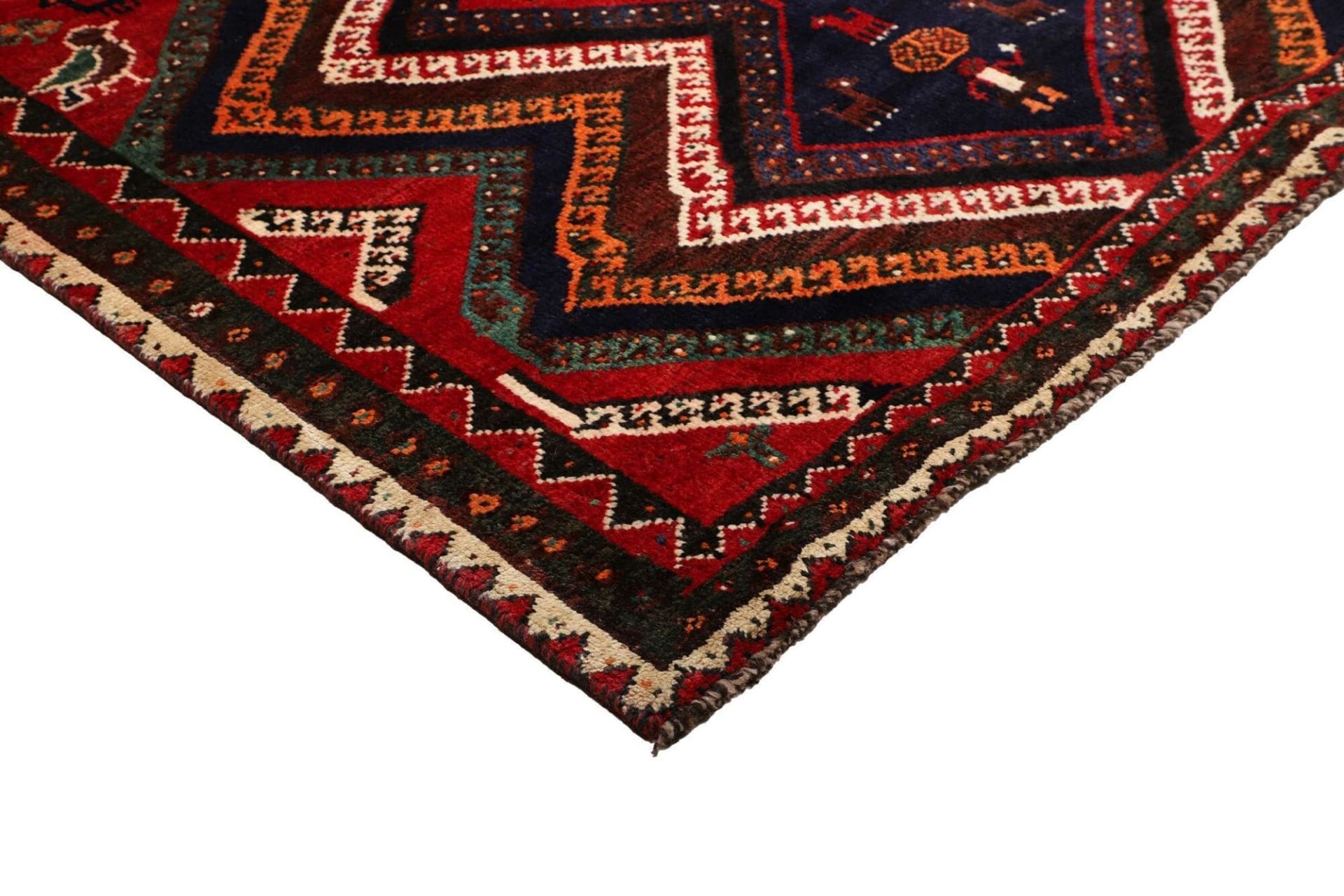 Shiraz Perserteppich aus Iran, 180 × 263 cm