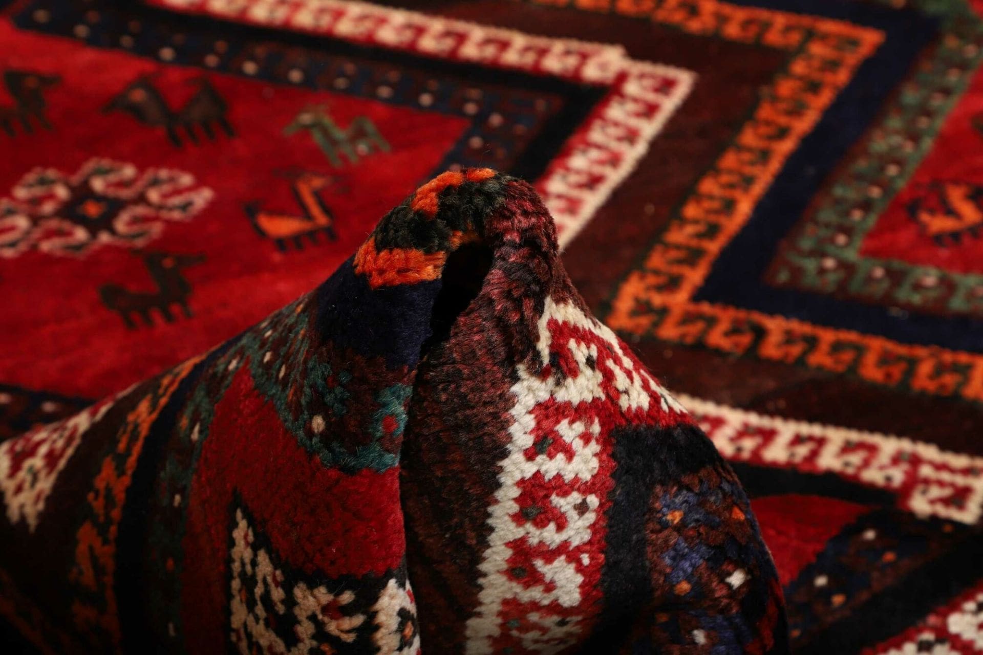 Shiraz Perserteppich aus Iran, 180 × 263 cm