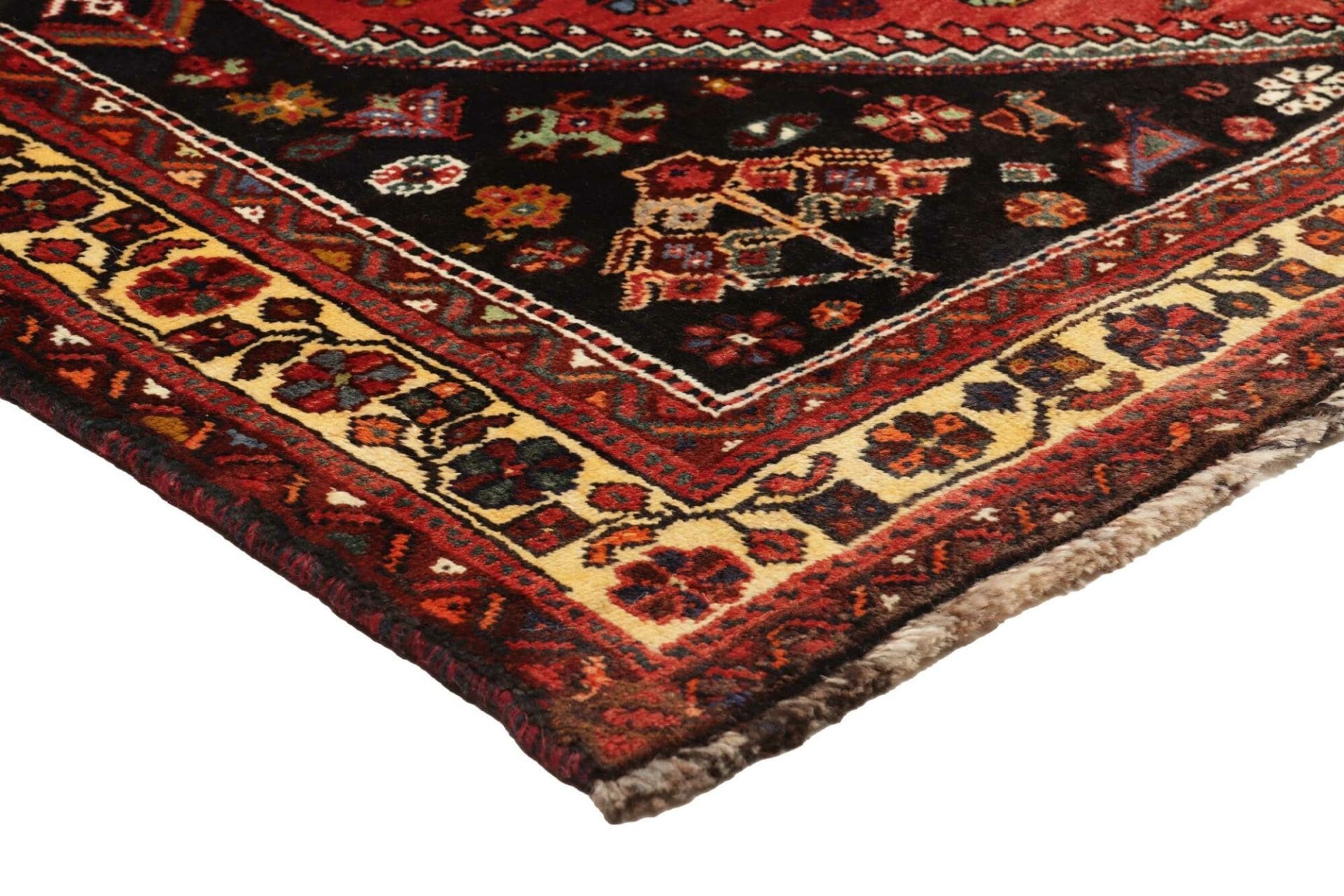 orientteppich-shiraz-180-x-250cm-handgeknupft-wolle-auf-wolle-4 Shiraz Perserteppich aus Iran, 180 × 250 cm