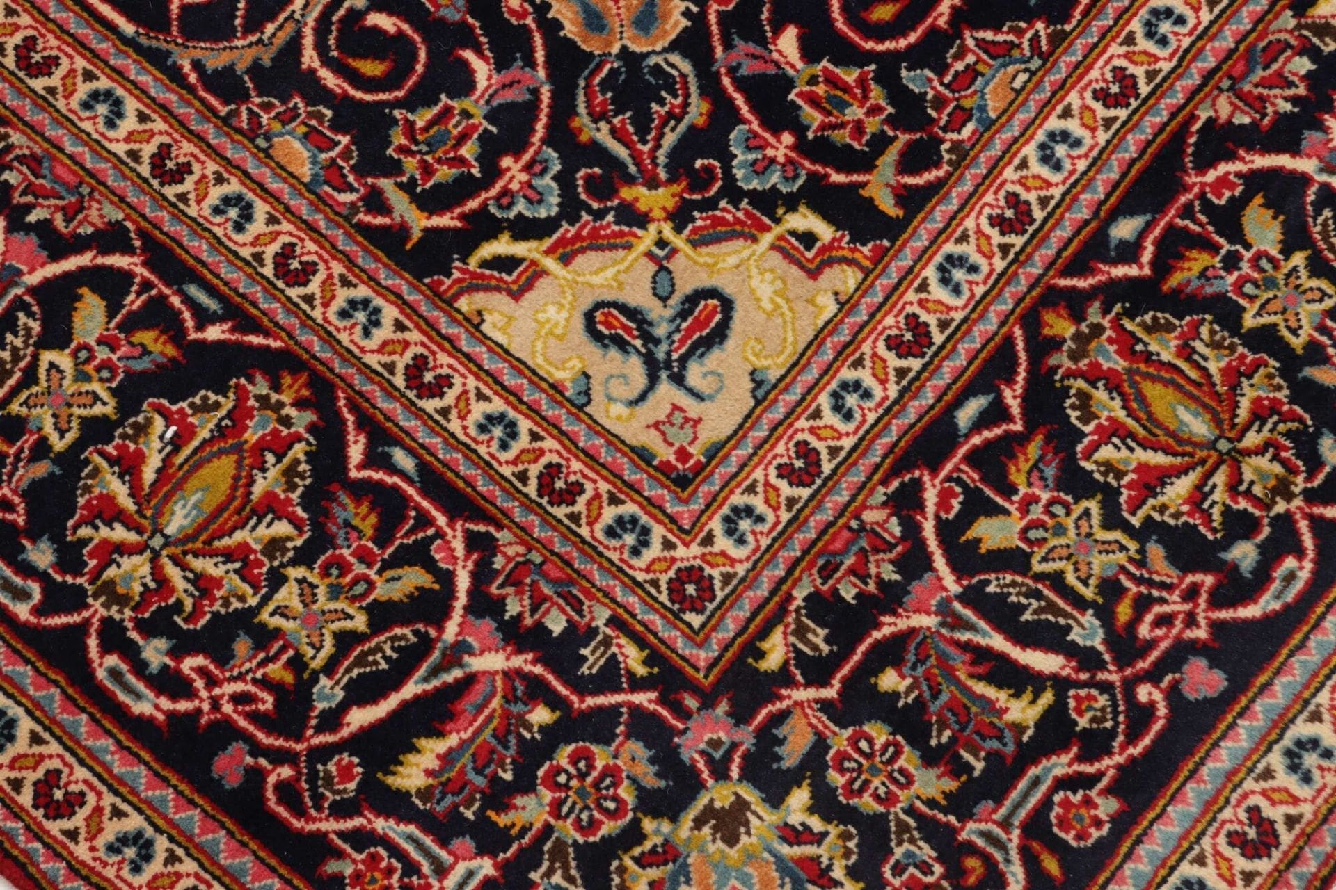 Handgeknüpfter Kashan Perserteppich, 199 × 327 cm, Wolle