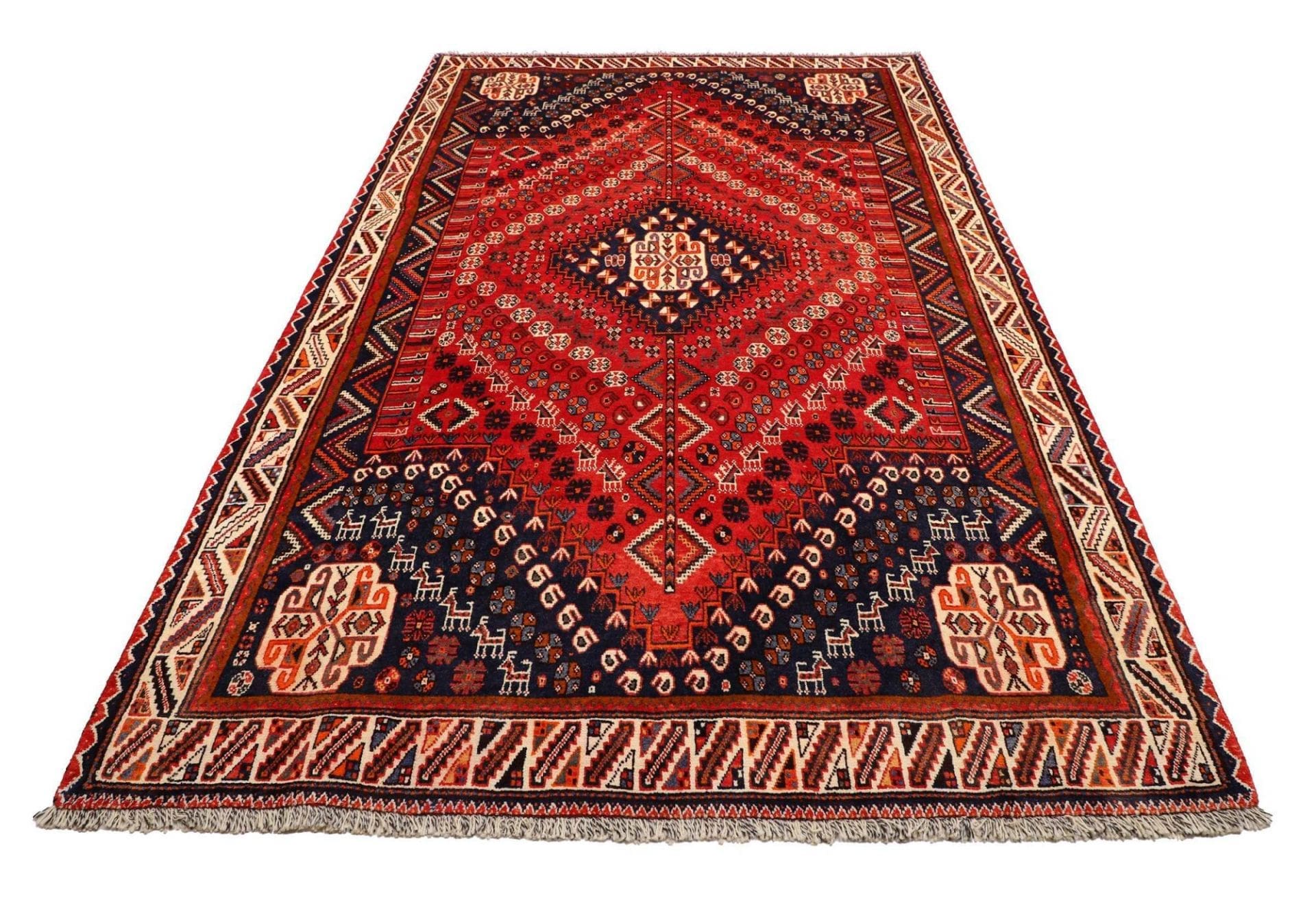 Shiraz Perserteppich aus Iran, 173 × 280 cm