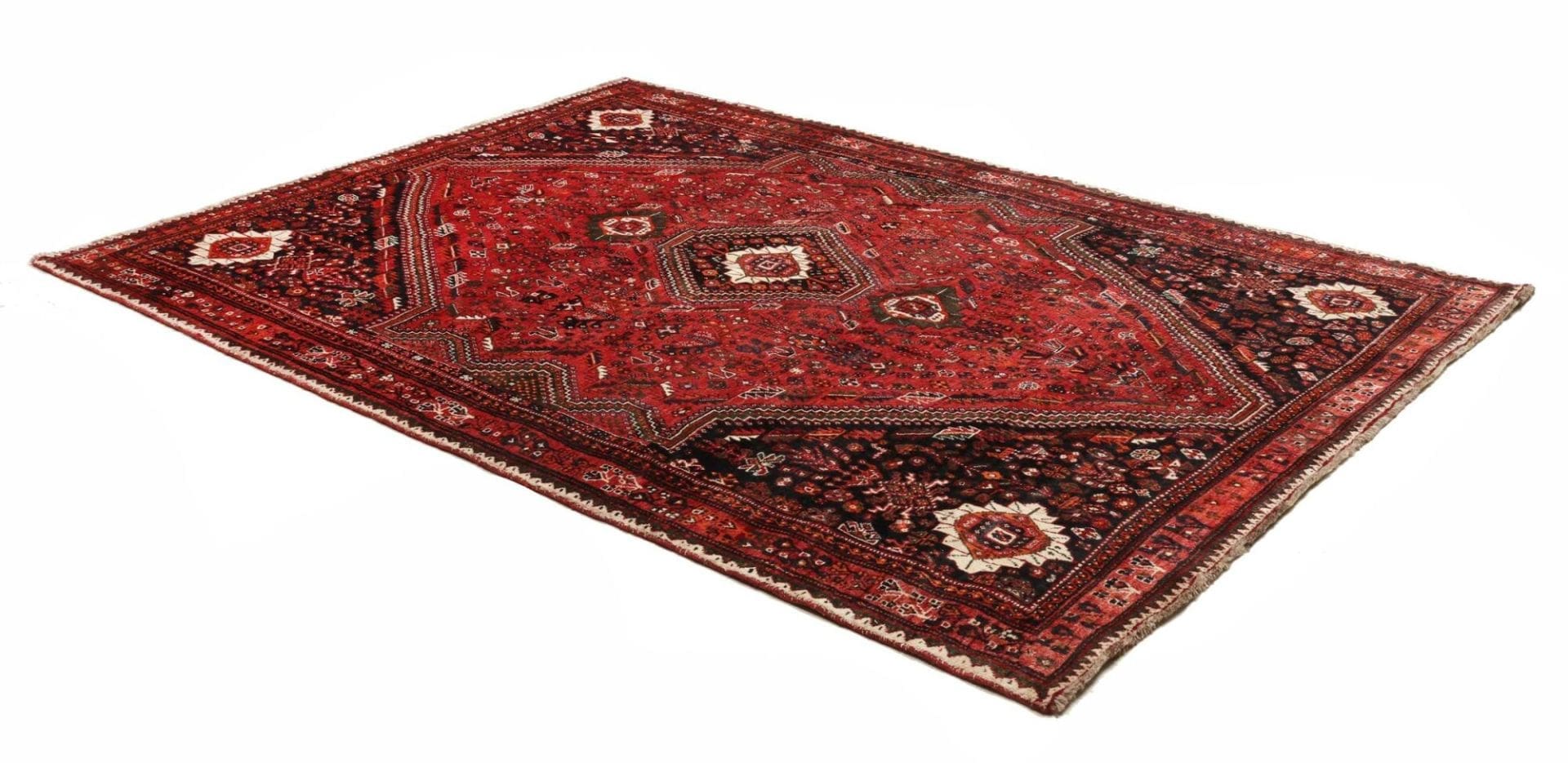 Handgeknüpfter Shiraz Perserteppich 178 × 260 cm