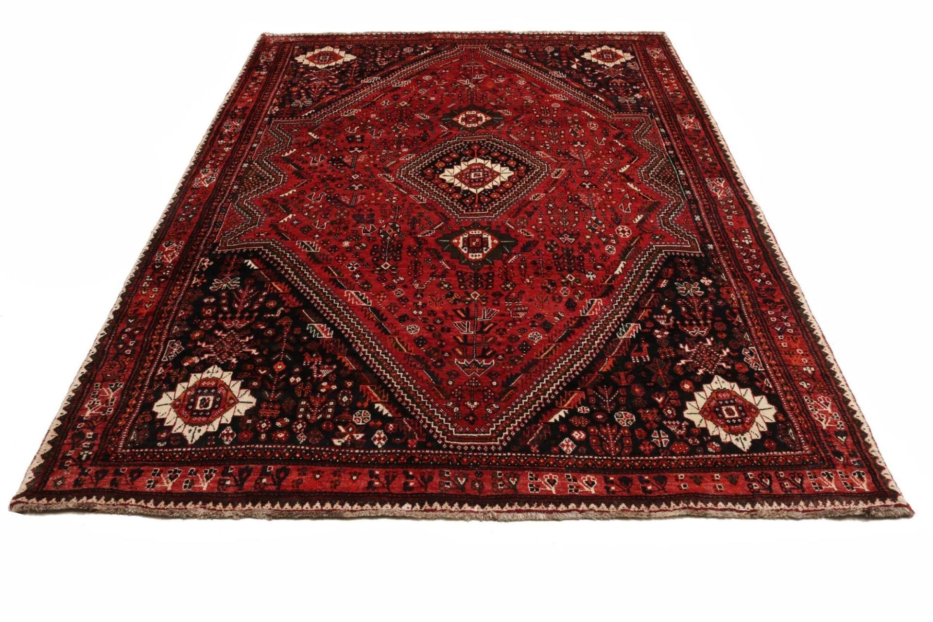 Handgeknüpfter Shiraz Perserteppich 178 × 260 cm