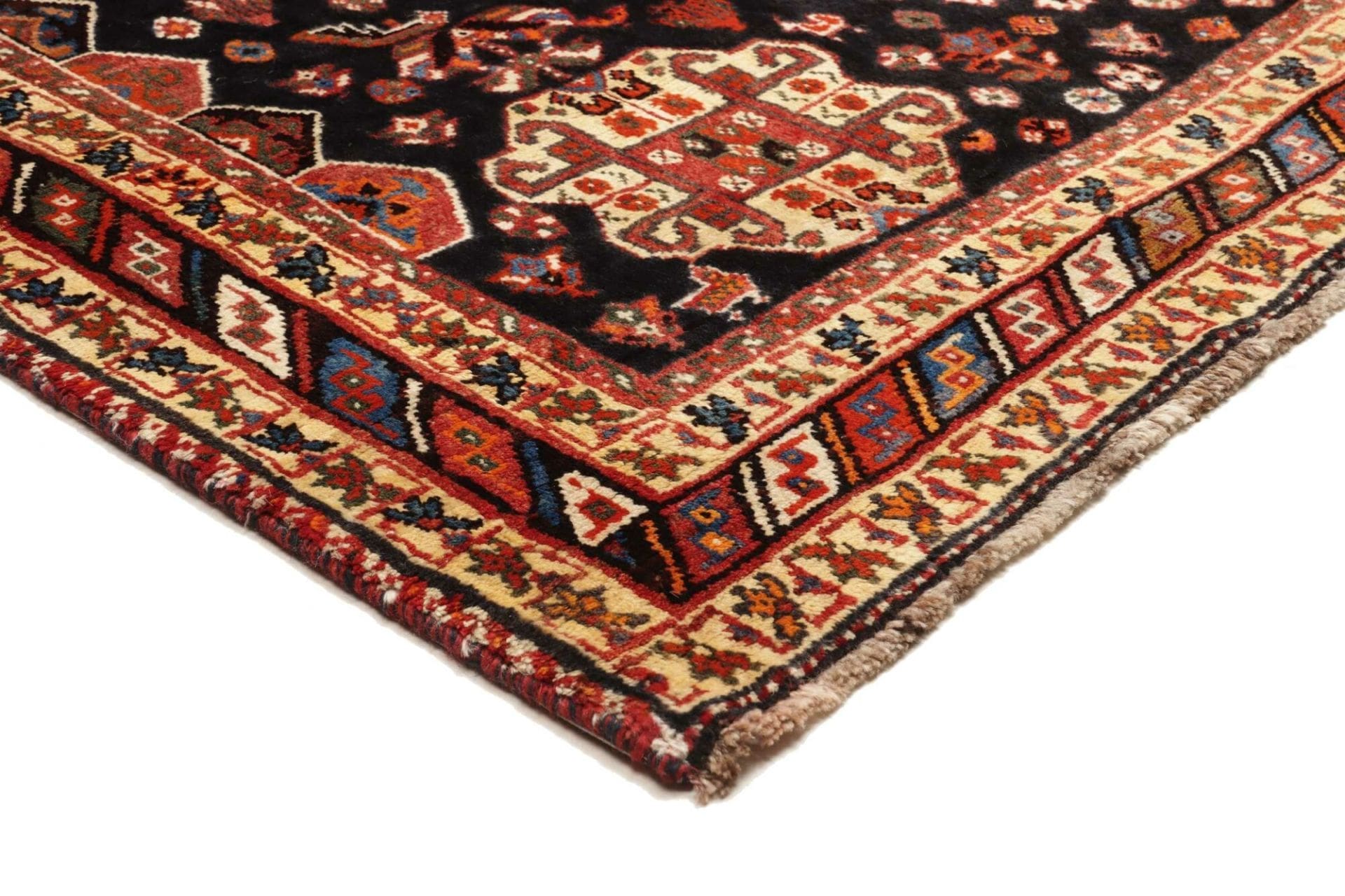 gashghai-orientteppich-181-x-270cm-handgeknupft-aus-schurwolle-4 Qashqai Perserteppich 181 × 270 cm aus Wolle, handgeknüpft