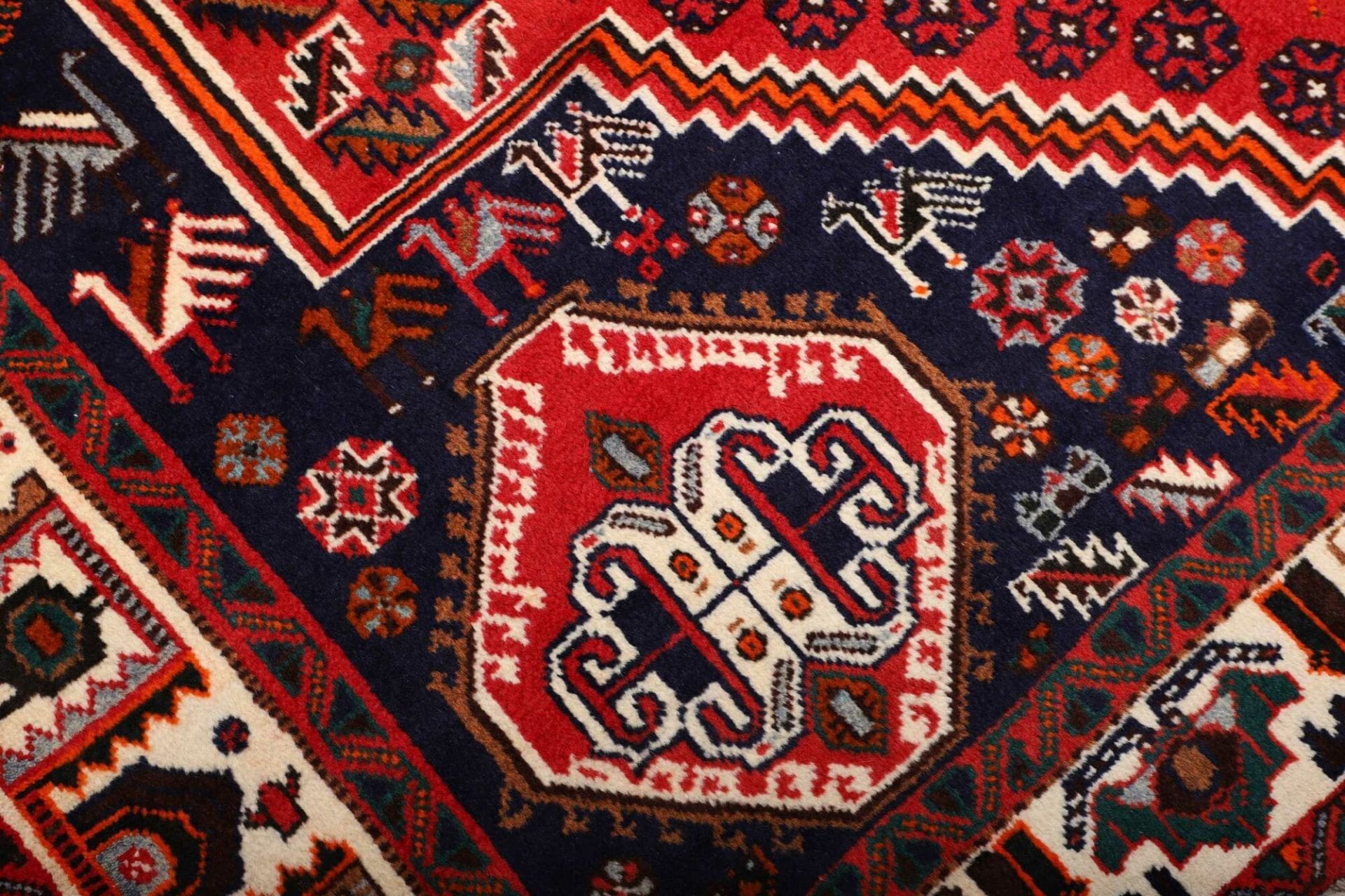 Shiraz Perserteppich 168 × 277 cm aus Wolle, handgeknüpft