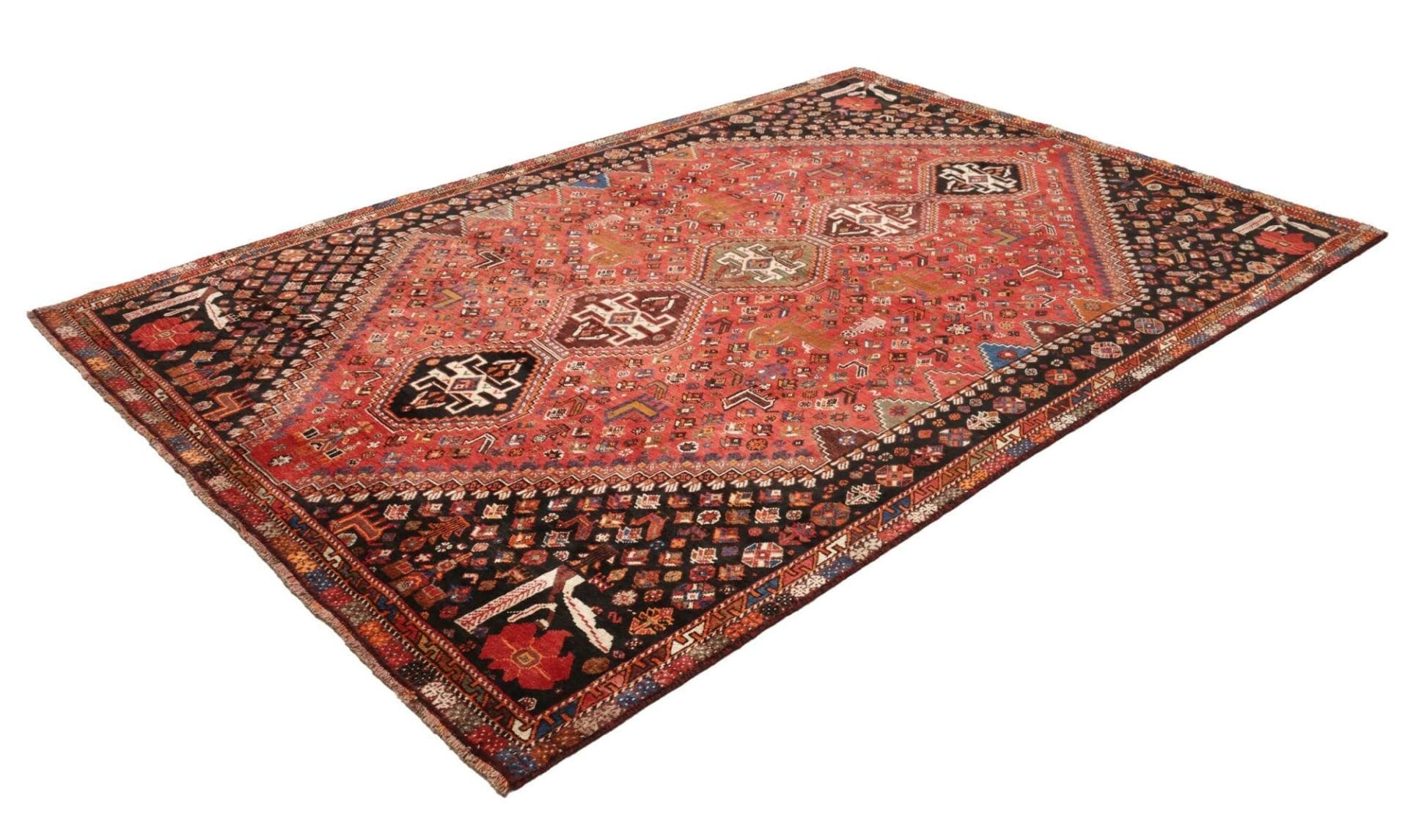 Handgeknüpfter Shiraz Perserteppich 166 × 285 cm