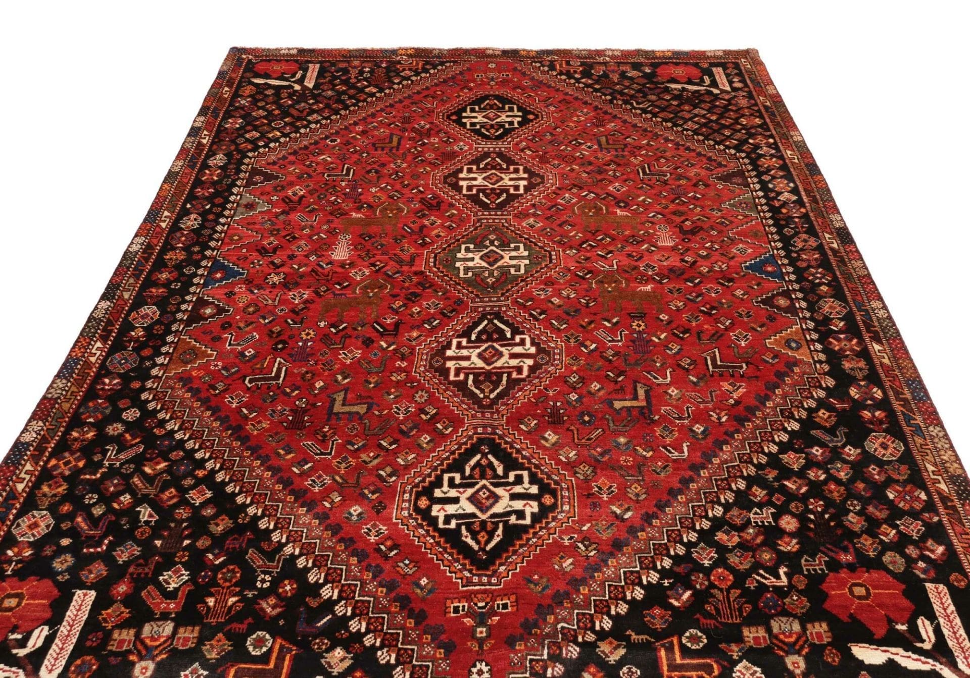 Handgeknüpfter Shiraz Perserteppich 166 × 285 cm