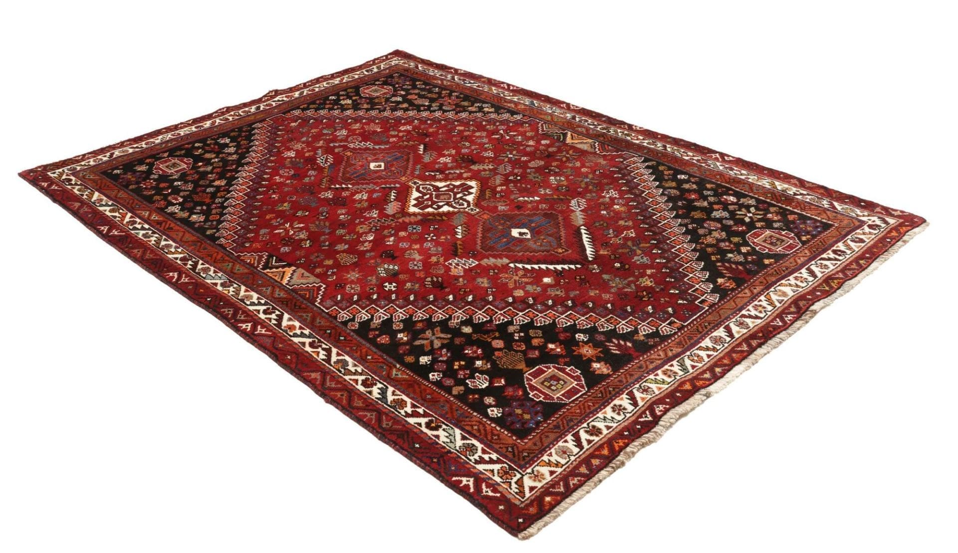 Shiraz Perserteppich aus Iran, 178 × 250 cm
