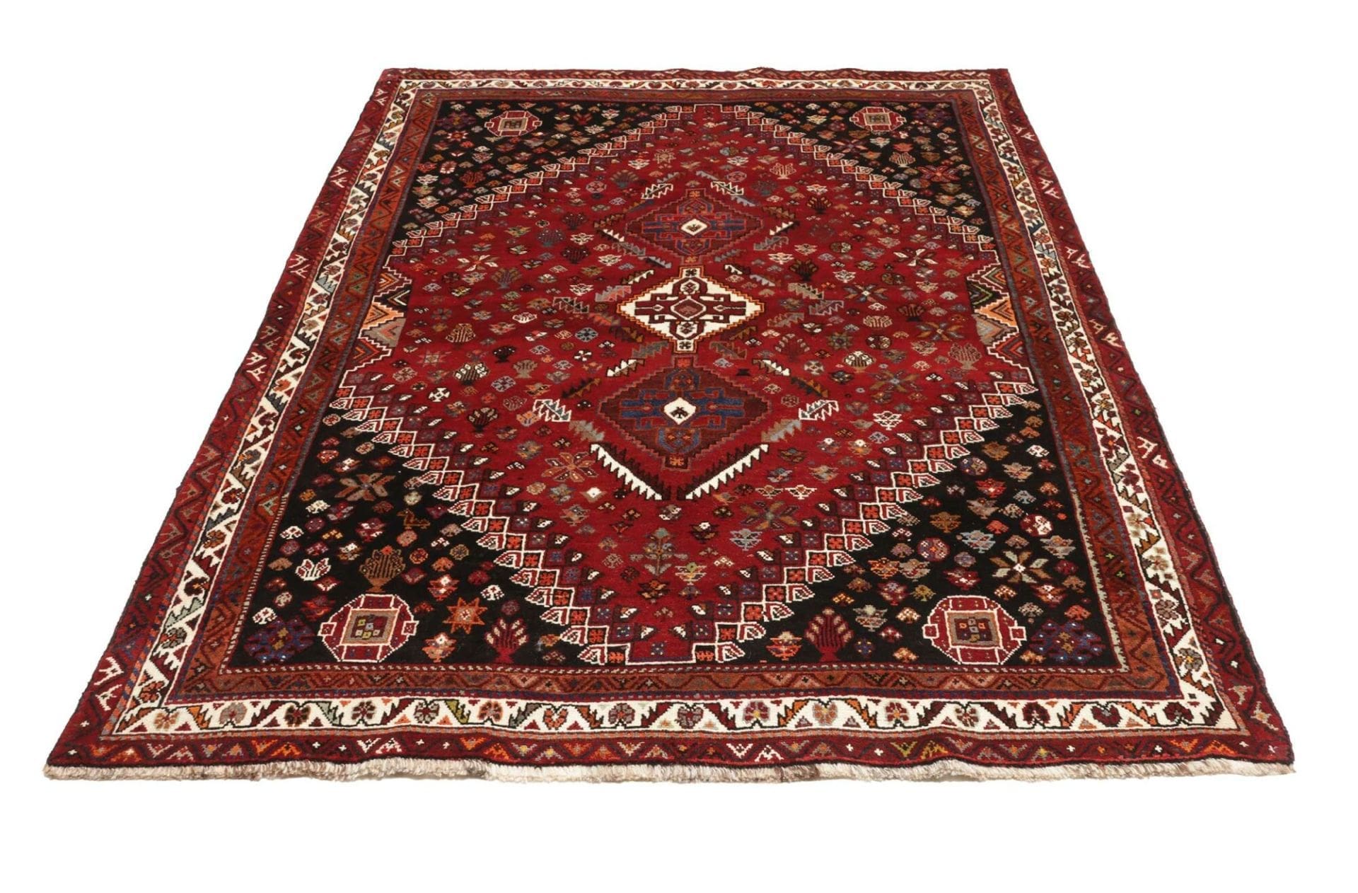 Shiraz Perserteppich aus Iran, 178 × 250 cm