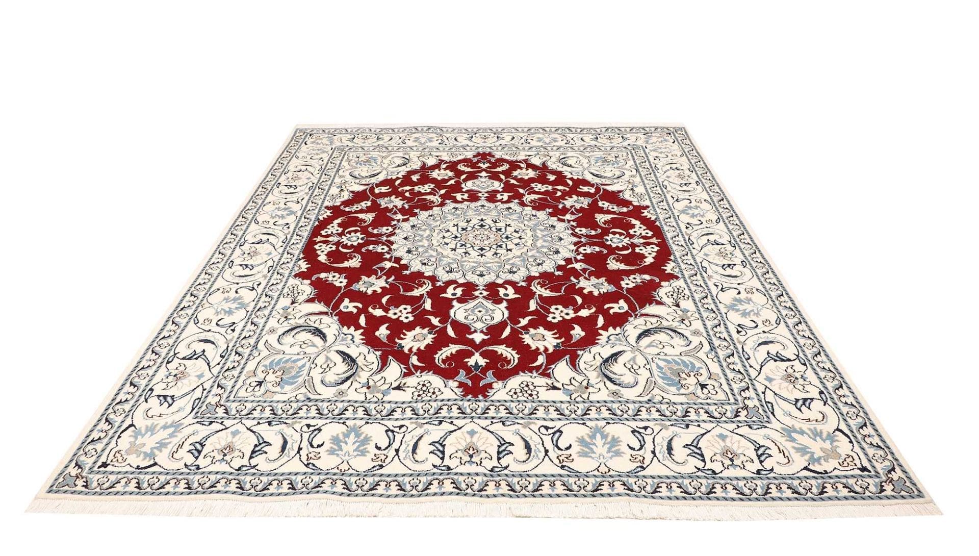 Nain Perserteppich 203 × 250 cm aus Wolle, handgeknüpft