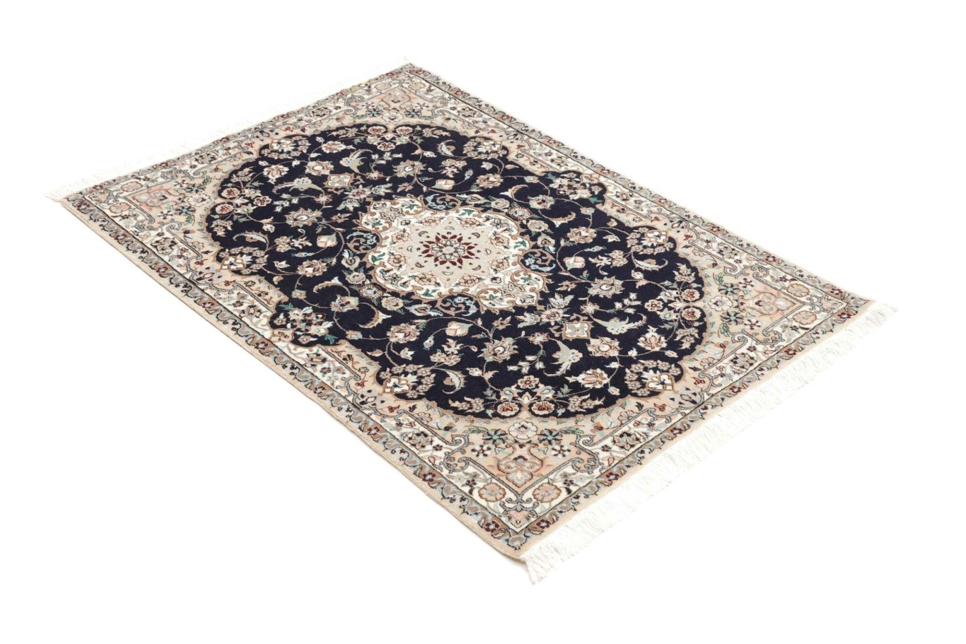 Nain Perserteppich 88 × 123 cm aus Wolle, handgeknüpft