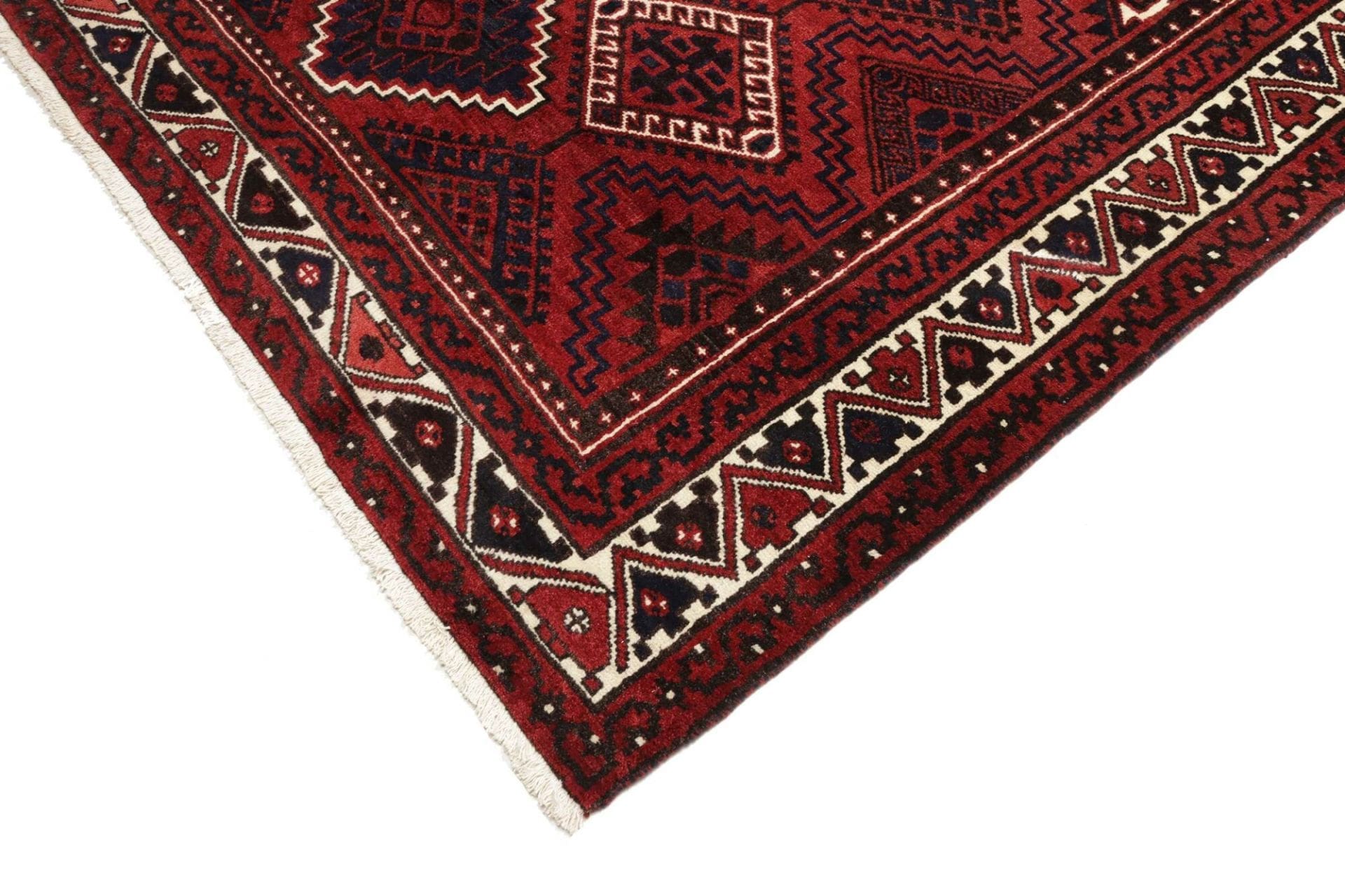 lori-orientteppich-230-x-300cm-geometrisch-handgeknupft-6 Loribaft Perserteppich 230 × 300 cm aus Wolle, handgeknüpft