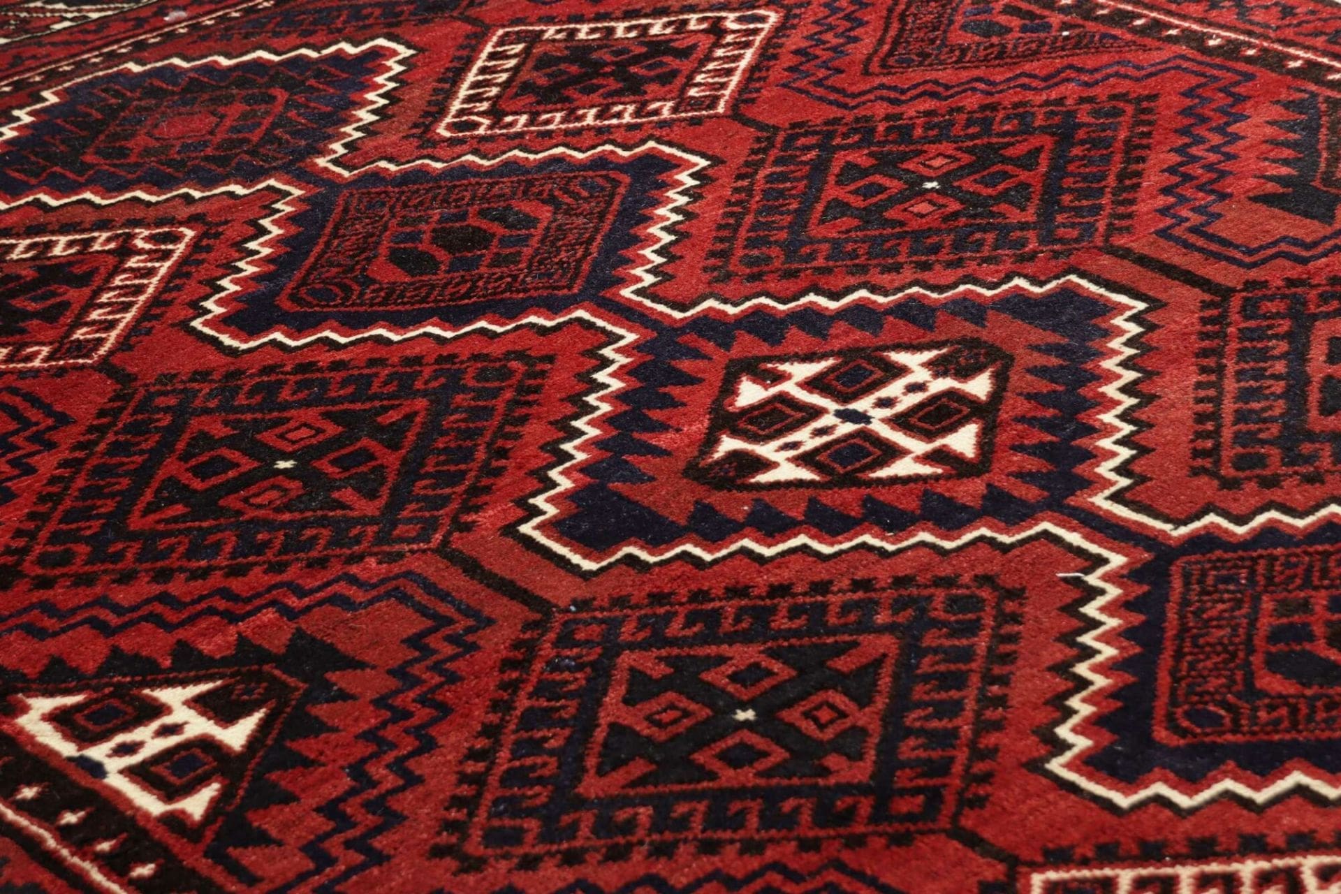 lori-orientteppich-230-x-300cm-geometrisch-handgeknupft-7 Loribaft Perserteppich 230 × 300 cm aus Wolle, handgeknüpft