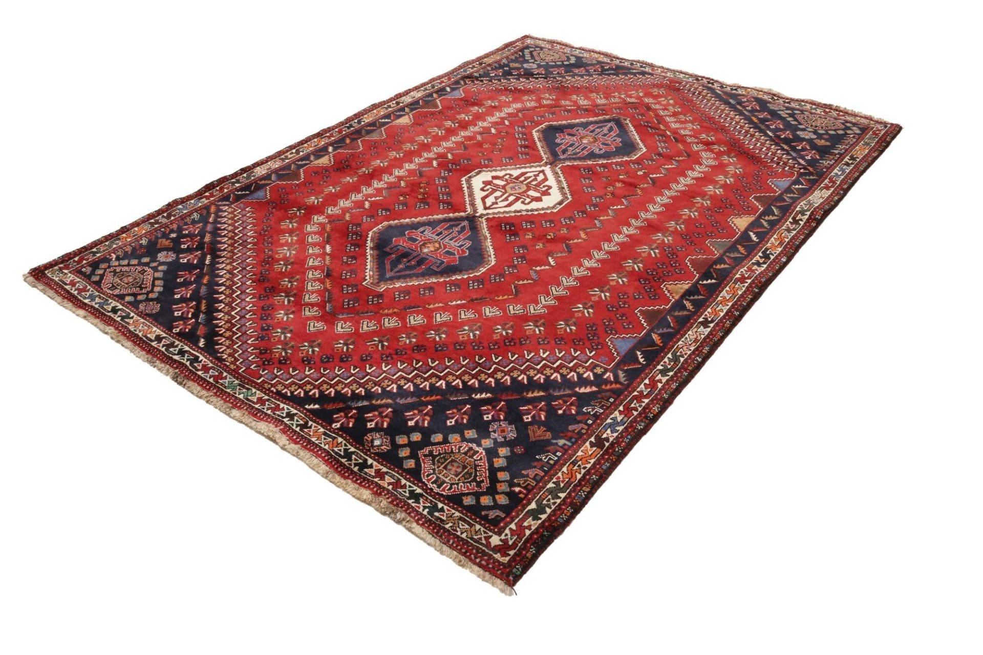 Qashqai Perserteppich aus Iran, 185 × 258 cm