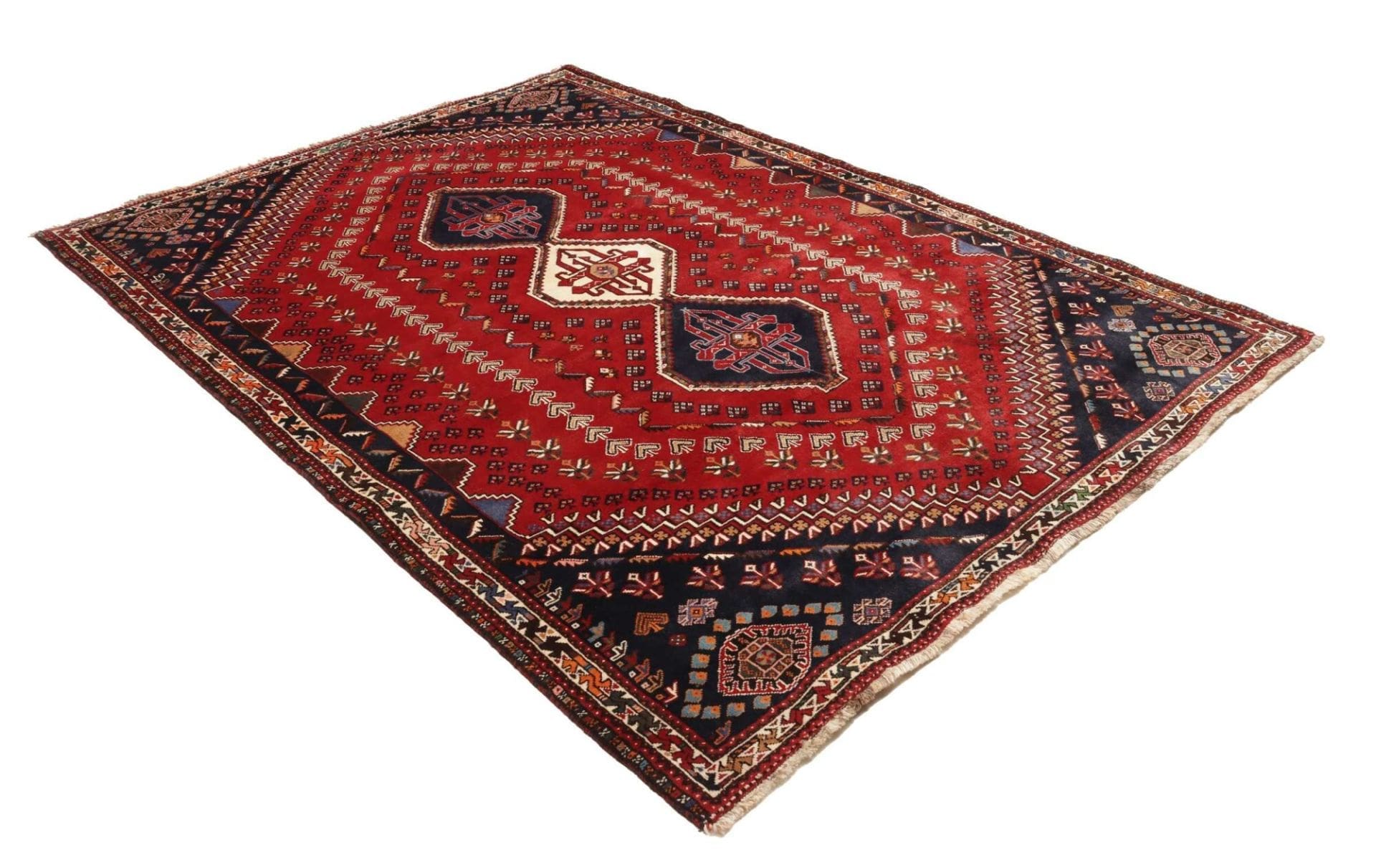 Qashqai Perserteppich aus Iran, 185 × 258 cm