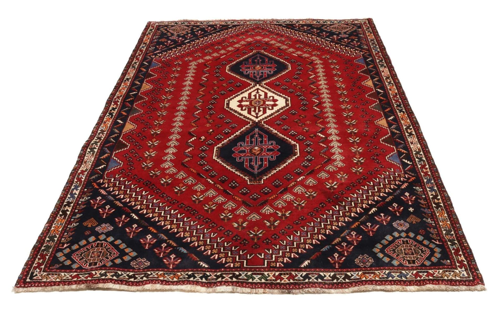 Qashqai Perserteppich aus Iran, 185 × 258 cm