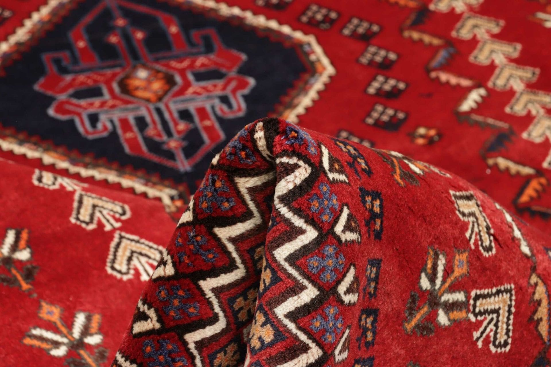 Qashqai Perserteppich aus Iran, 185 × 258 cm