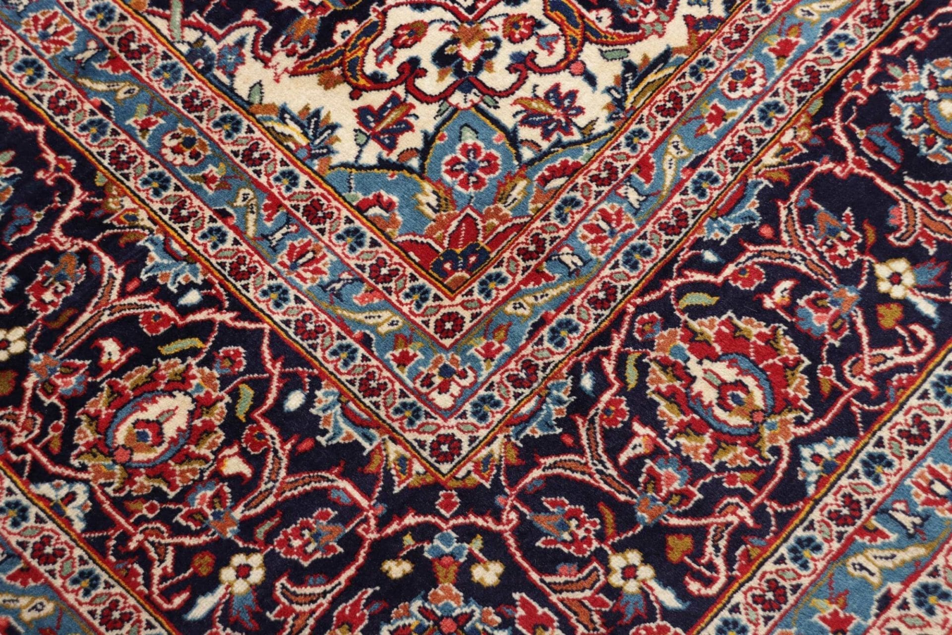 orientteppich-kashan-257-x-378cm-handgeknupft-perserteppich-5 Kashan Perserteppich 257 × 378 cm aus Wolle, handgeknüpft