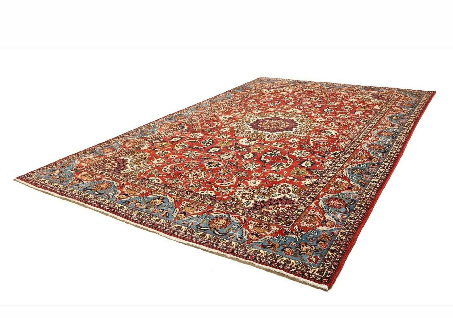 najafabad-teppich-263-x-384cm-handgeknupft-florales-design-perserteppich-1 Perserteppich 263 × 384 cm aus Wolle, handgeknüpft