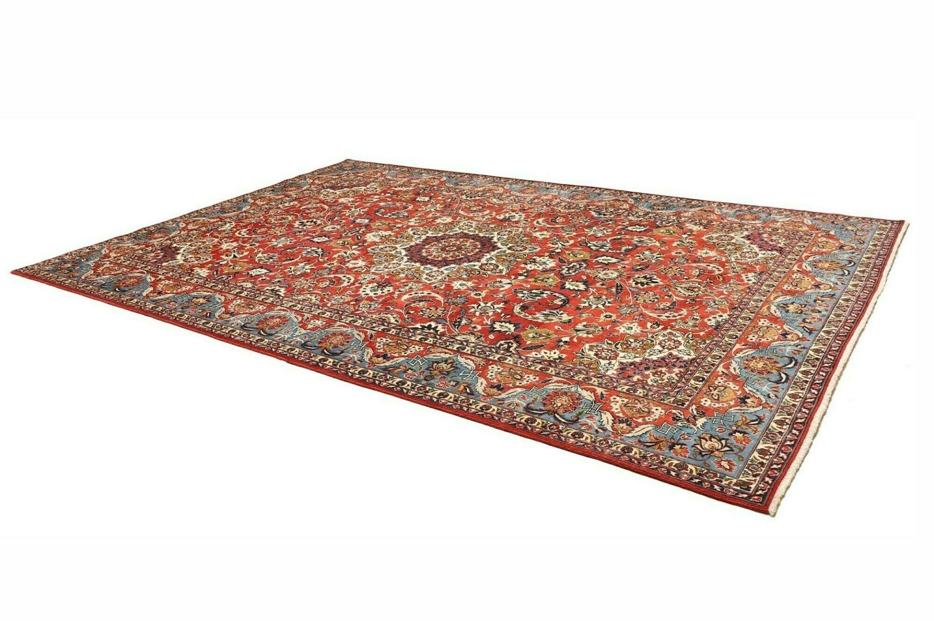 najafabad-teppich-263-x-384cm-handgeknupft-florales-design-perserteppich-2 Perserteppich 263 × 384 cm aus Wolle, handgeknüpft