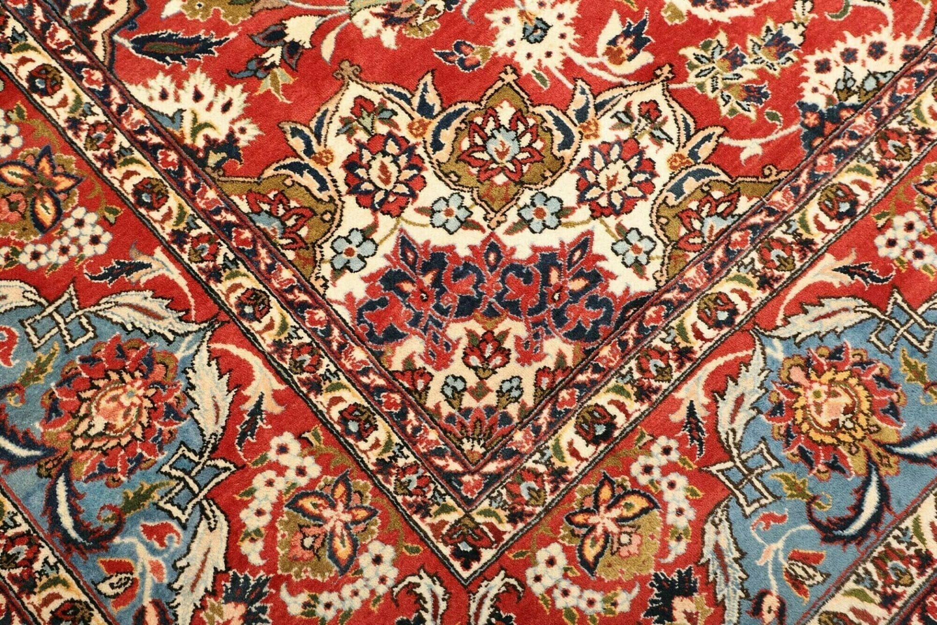 najafabad-teppich-263-x-384cm-handgeknupft-florales-design-perserteppich-5 Perserteppich 263 × 384 cm aus Wolle, handgeknüpft