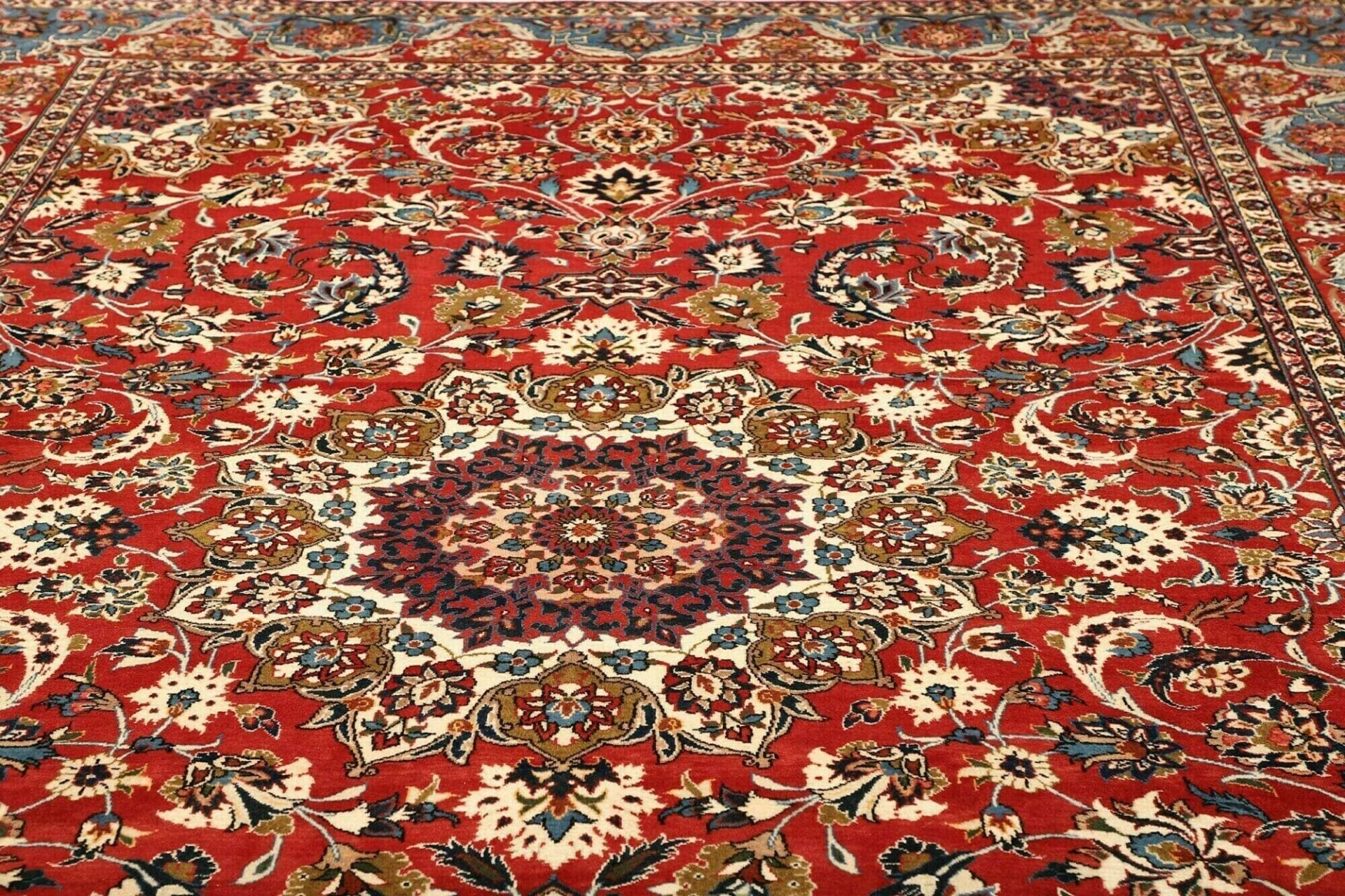 najafabad-teppich-263-x-384cm-handgeknupft-florales-design-perserteppich-7 Perserteppich 263 × 384 cm aus Wolle, handgeknüpft