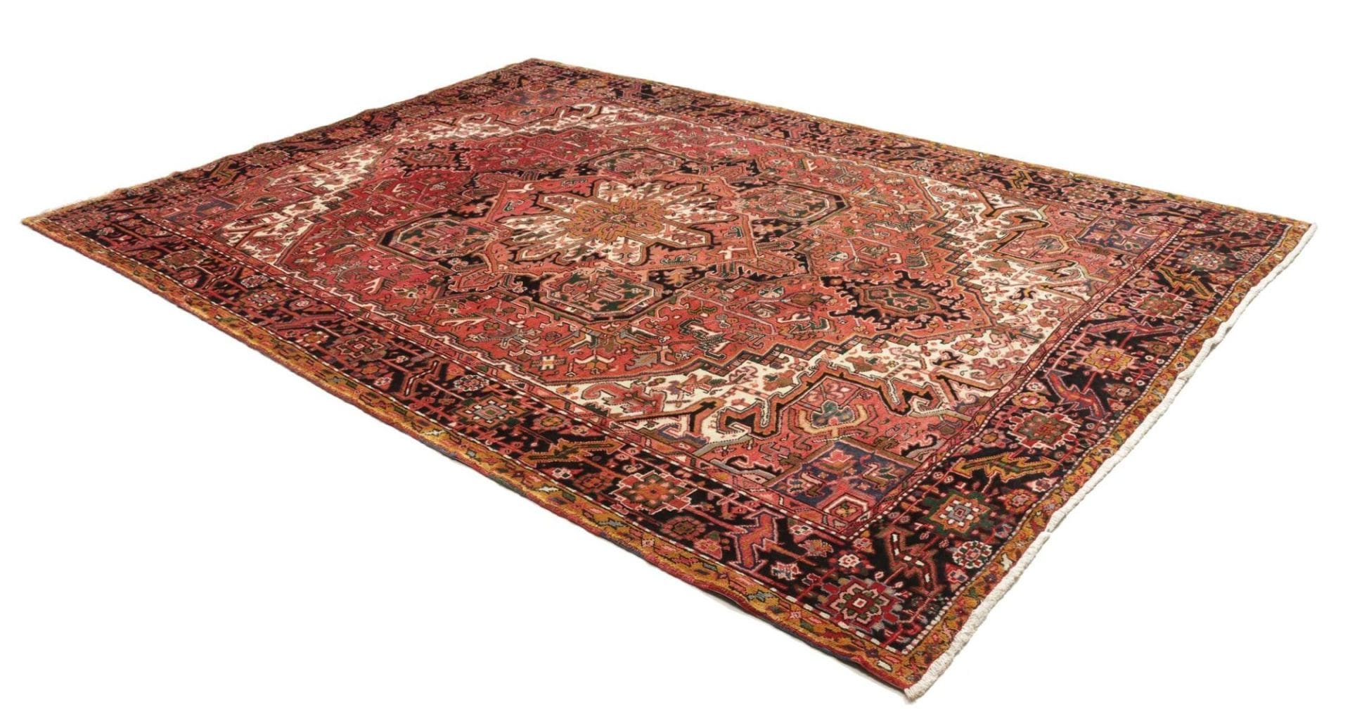 Heriz Perserteppich 233 × 320 cm aus Wolle, handgeknüpft
