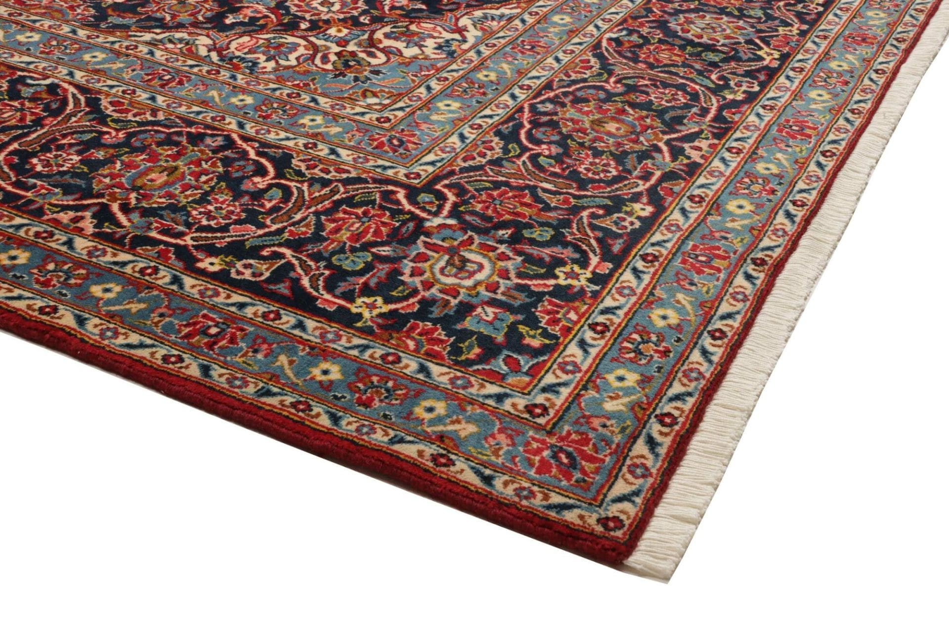 Handgeknüpfter Kashan Perserteppich 275 × 400 cm