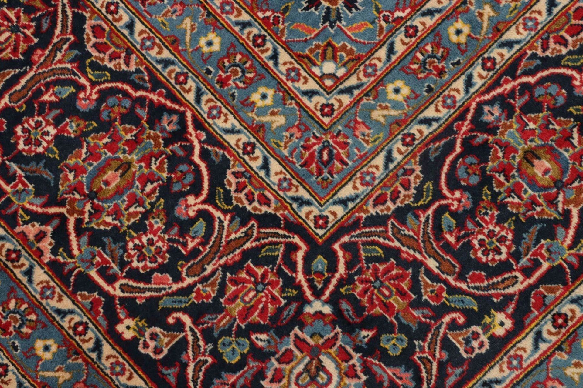 Handgeknüpfter Kashan Perserteppich 275 × 400 cm