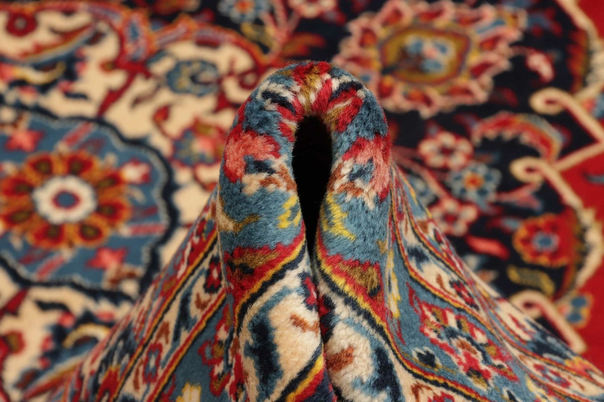 Handgeknüpfter Kashan Perserteppich 275 × 400 cm