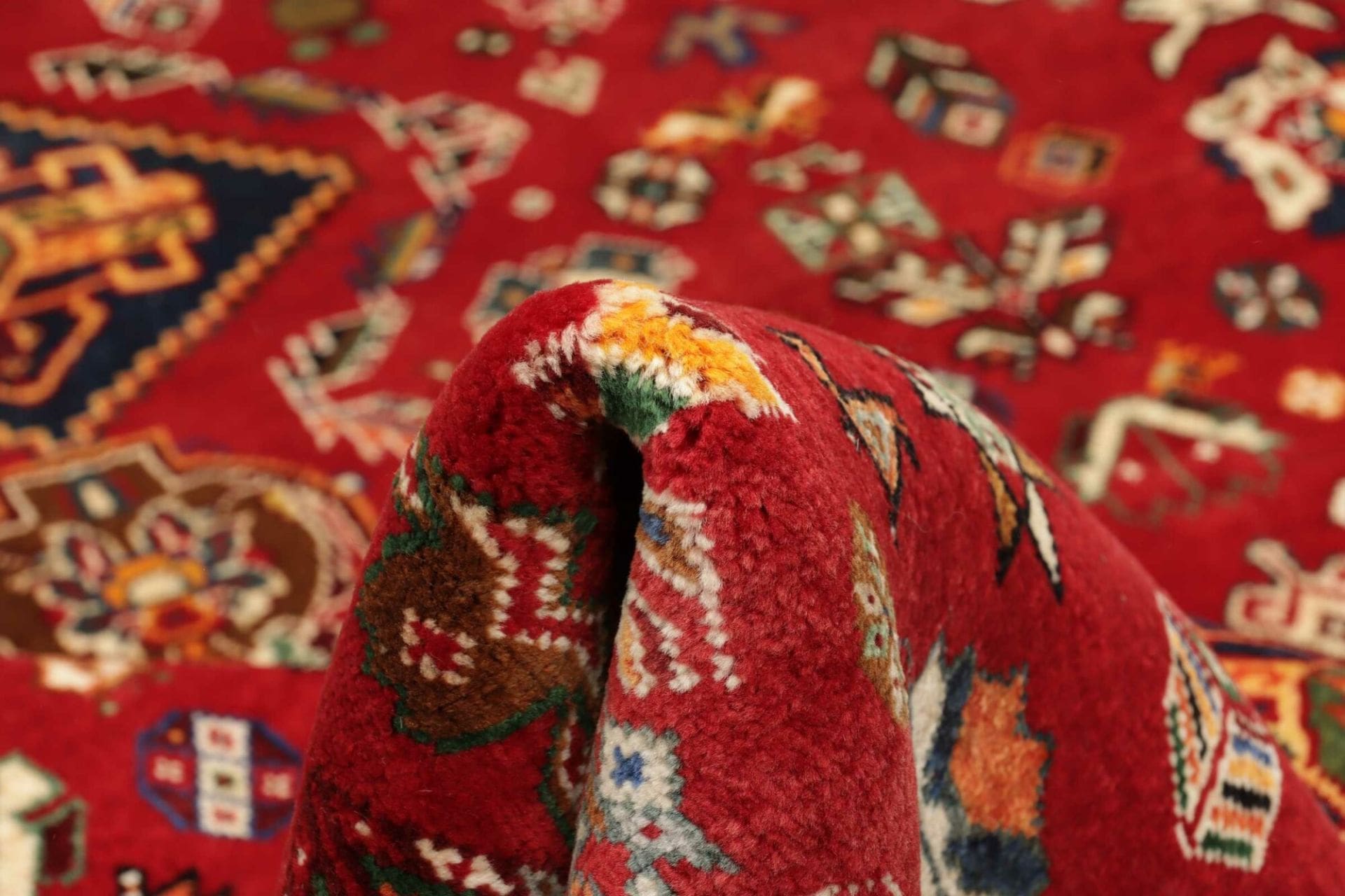 gashghai-teppich-176-x-282-cm-handgeknupft-wolle-perserteppich-8 Qashqai Perserteppich 176 × 282 cm aus Wolle, handgeknüpft